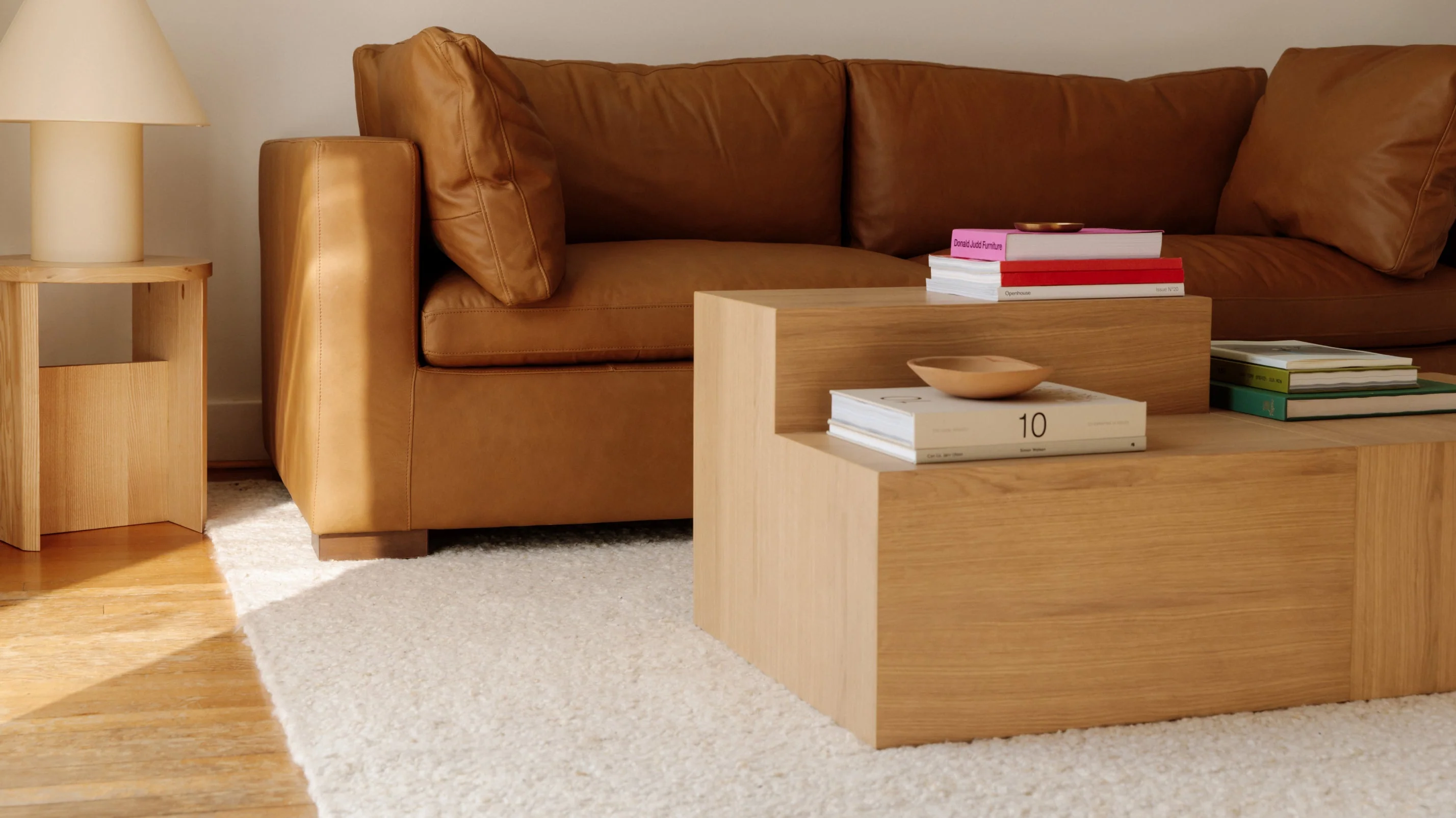 Align Coffee Table, Tiered, Oak - Image 10
