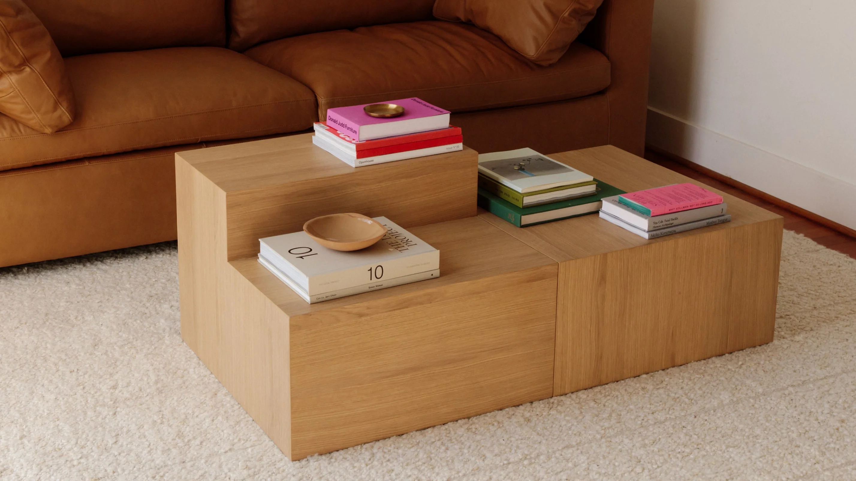 Align Coffee Table, Tiered, Oak - Image 3