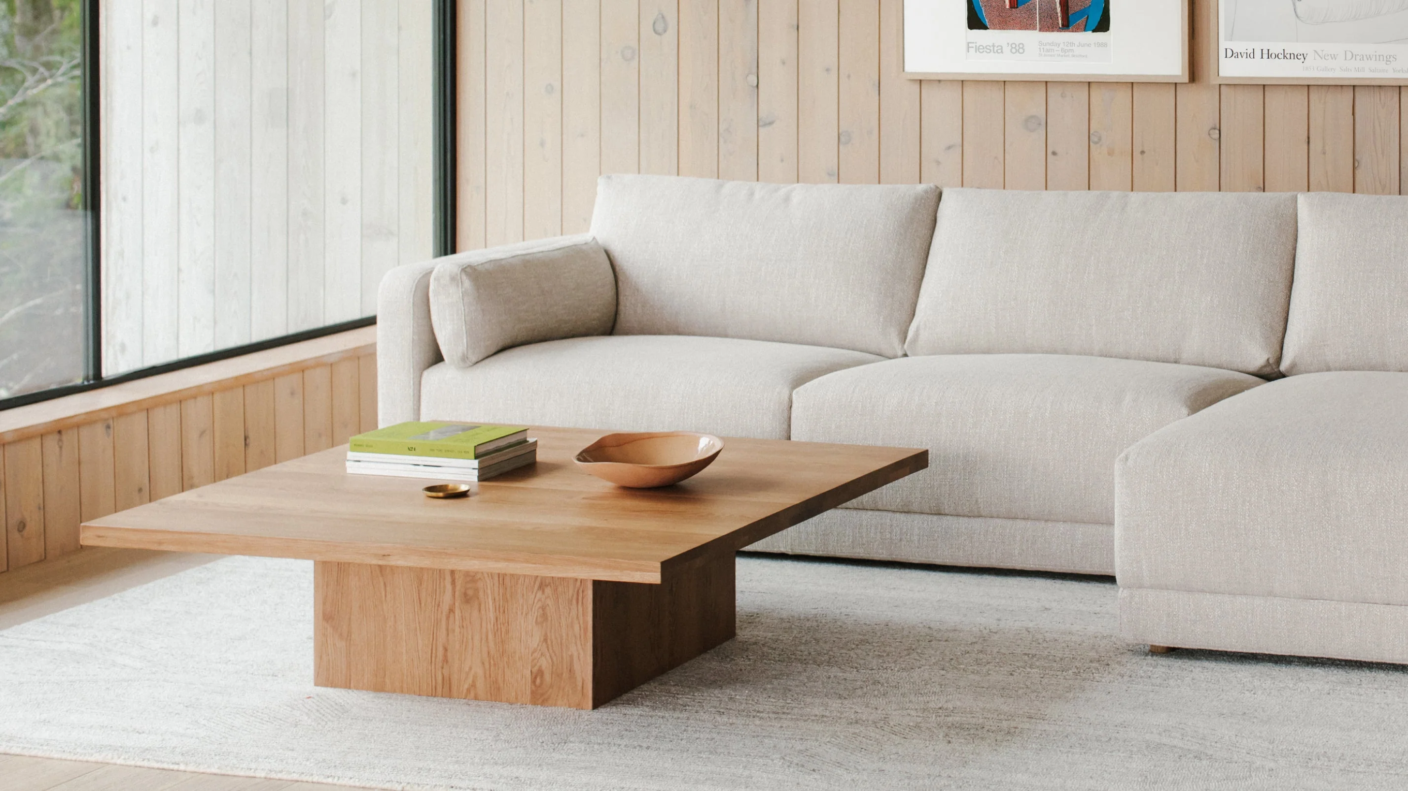 All We Need Coffee Table Square, Brushed Oak - Image 3