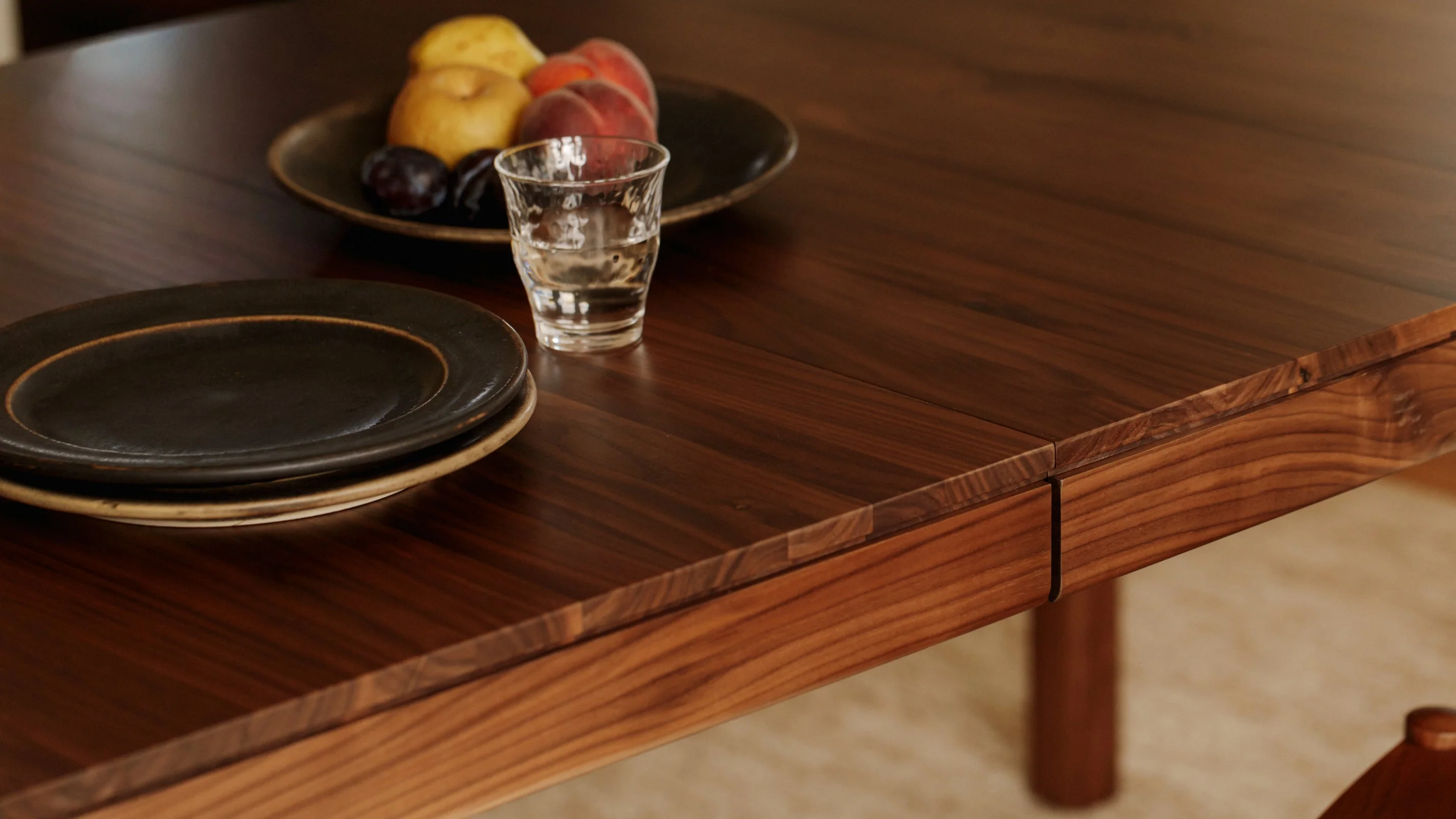 Bridge Extendable Dining Table, Seats, 6-10, American Walnut - Image 12