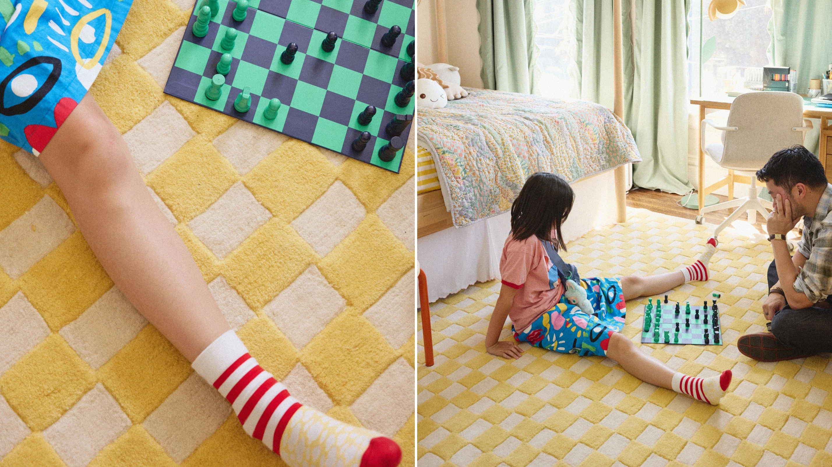 Checkers Rug x Scott Sueme, 5x7, Sunshine - Image 3