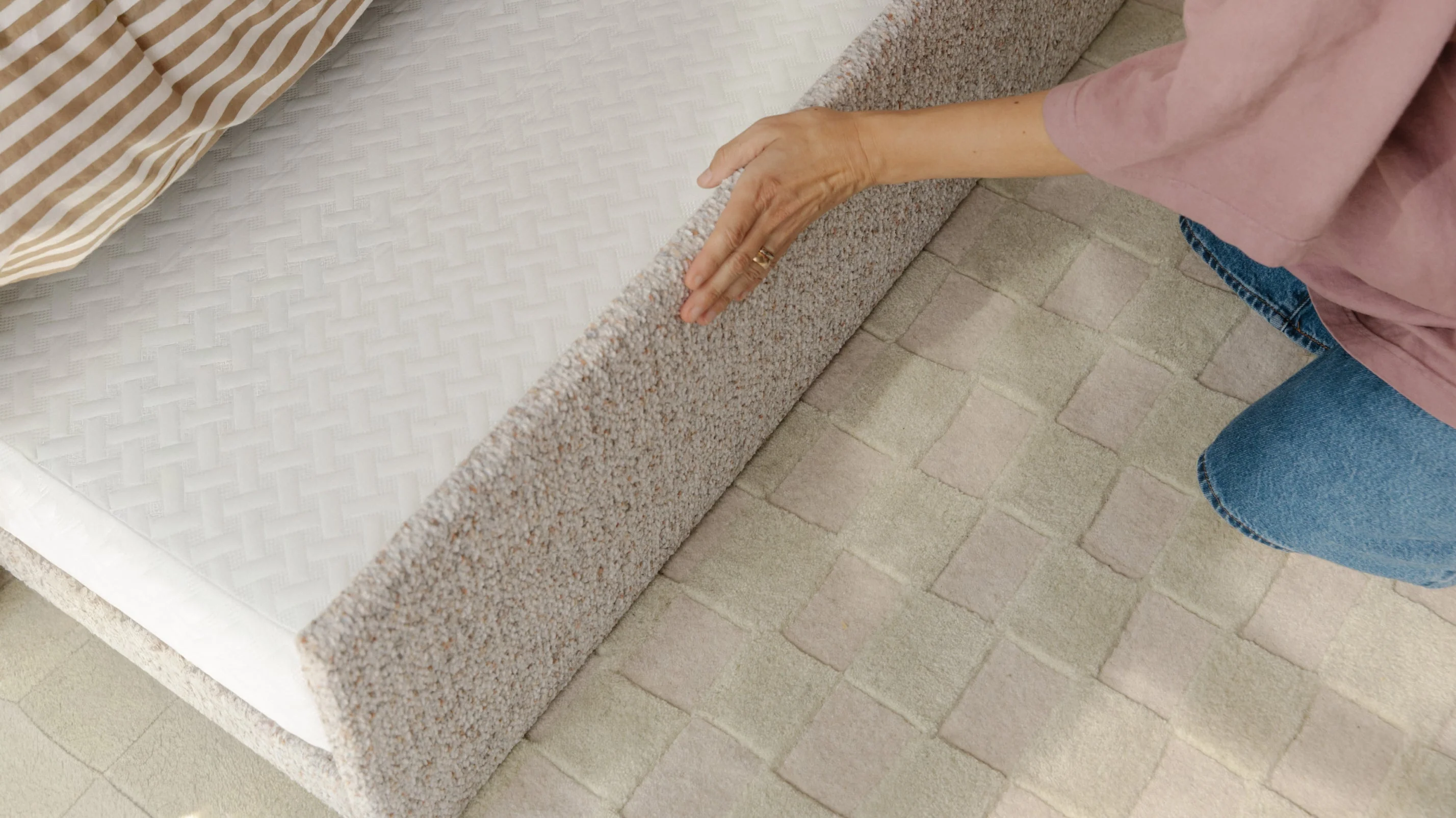 Checkers Rug x Scott Sueme, 8x10, Aloe - Image 3