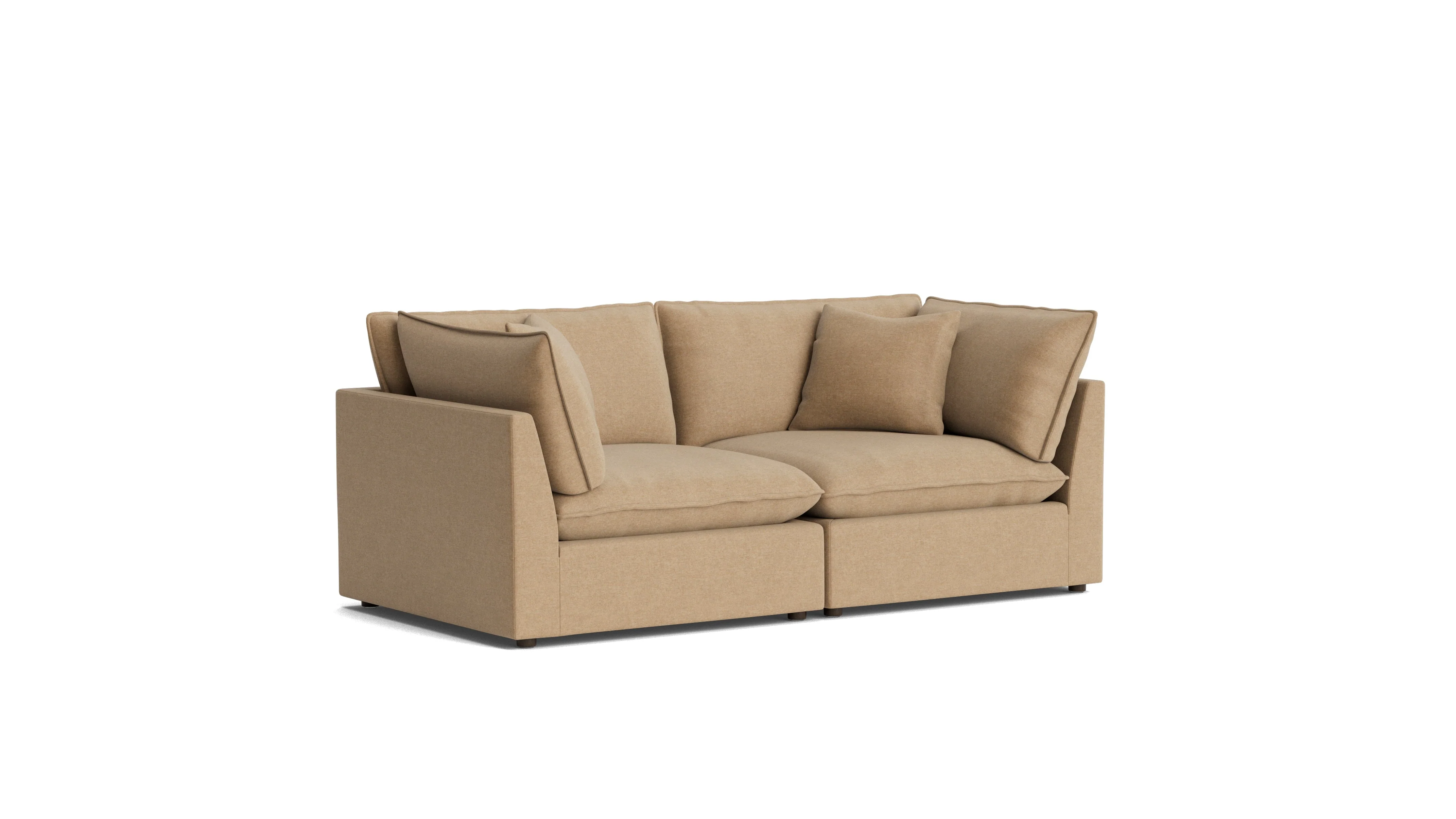 Chill Time 2-Piece Modular Sofa, Hazelnut - Image 3