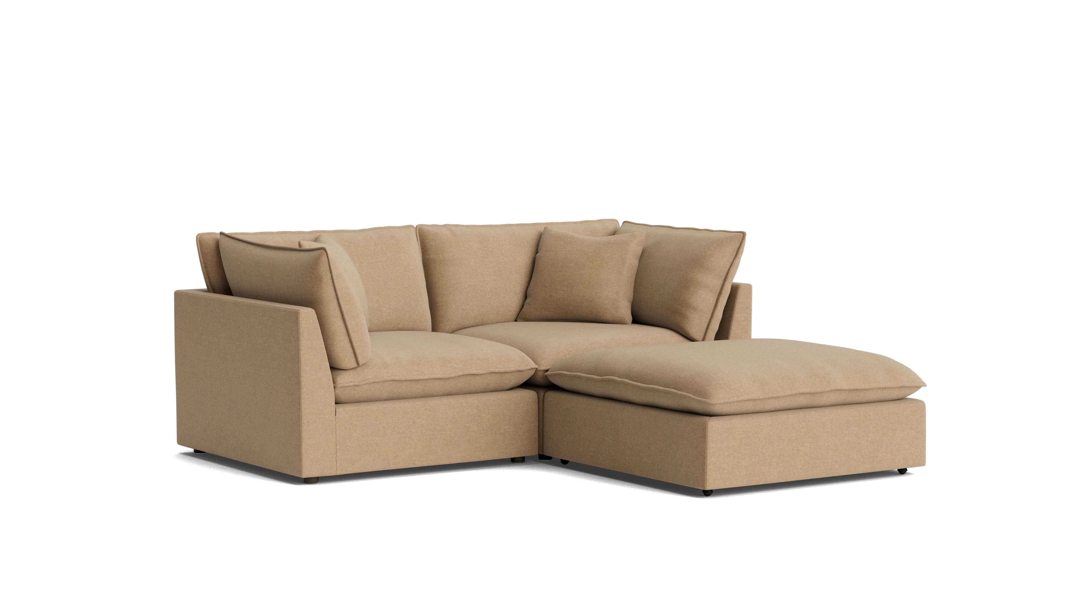 Chill Time 3-Piece Modular Sectional, Hazelnut - Image 3