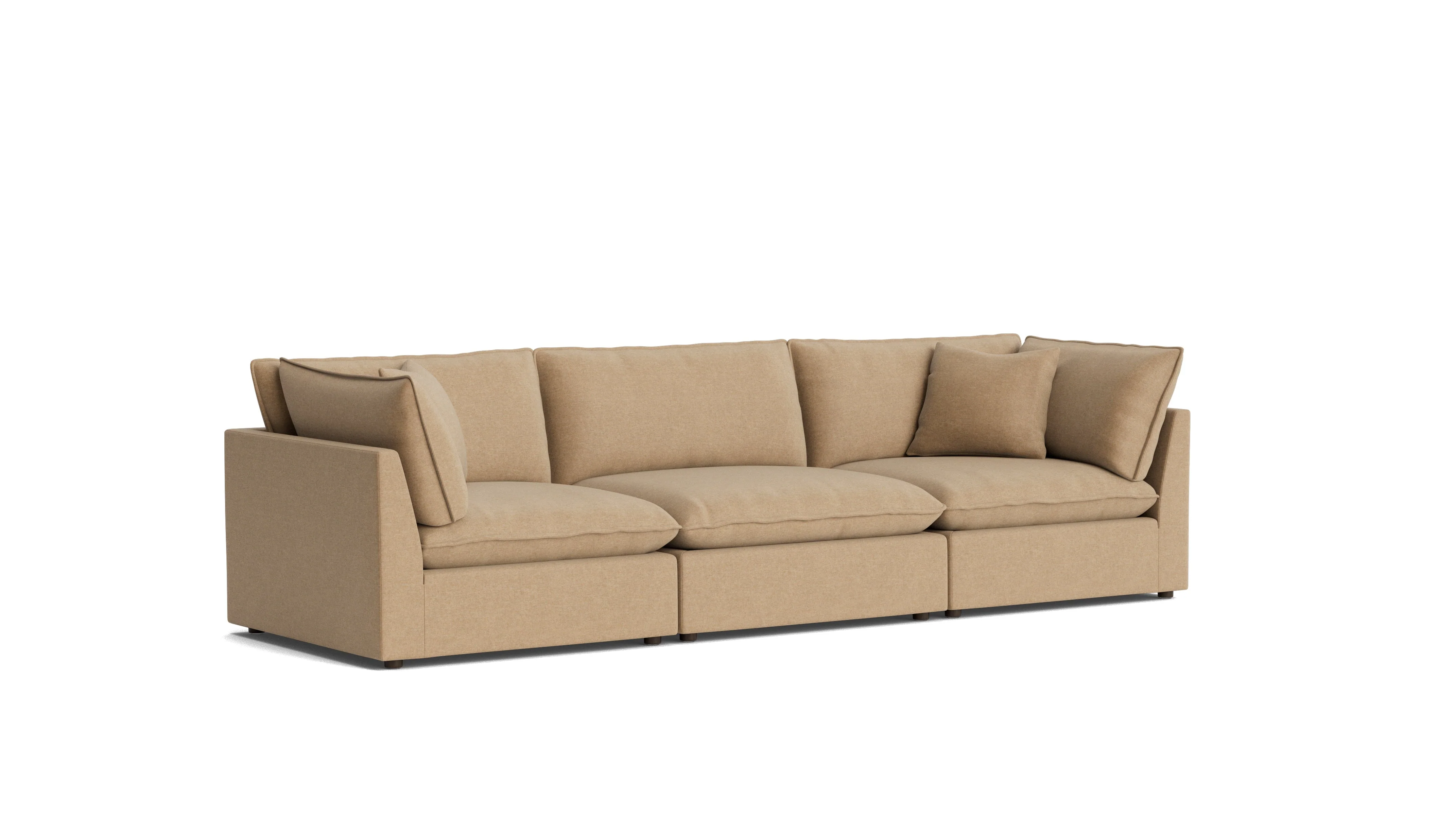 Chill Time 3-Piece Modular Sofa, Hazelnut - Image 3