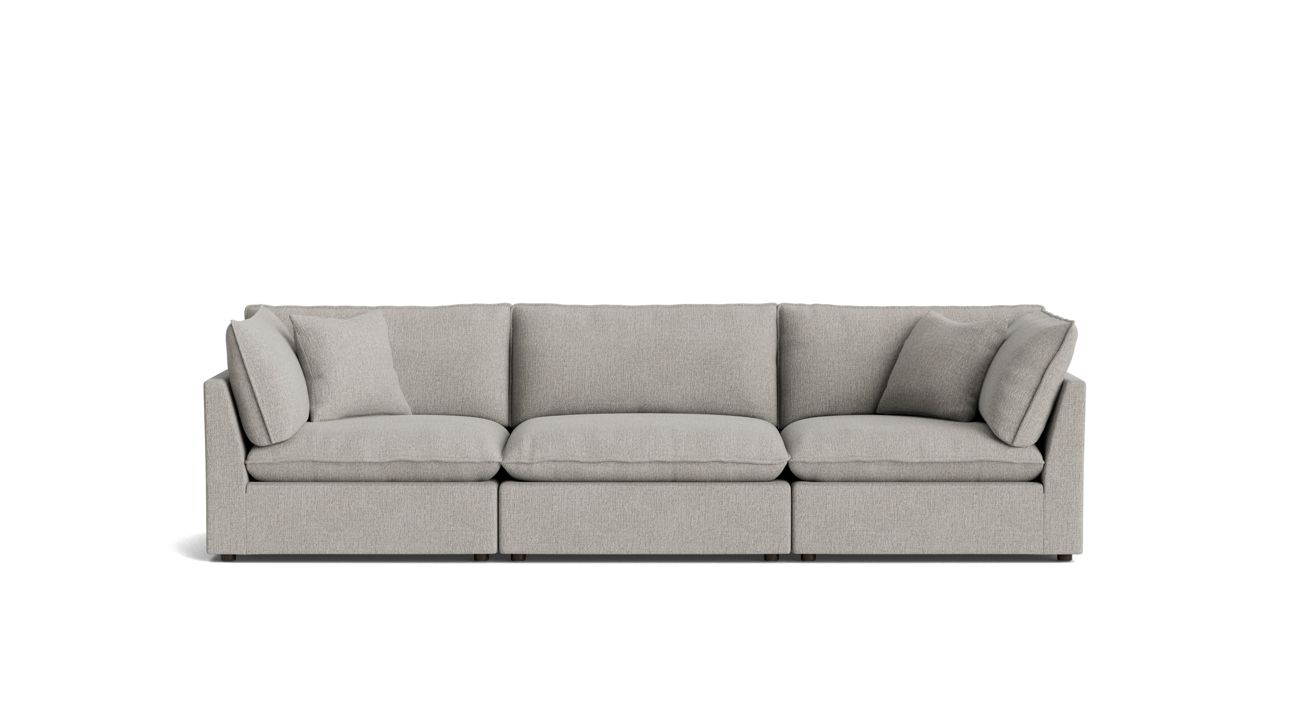 Chill Time 3-Piece Modular Sofa, Heather - Image 2