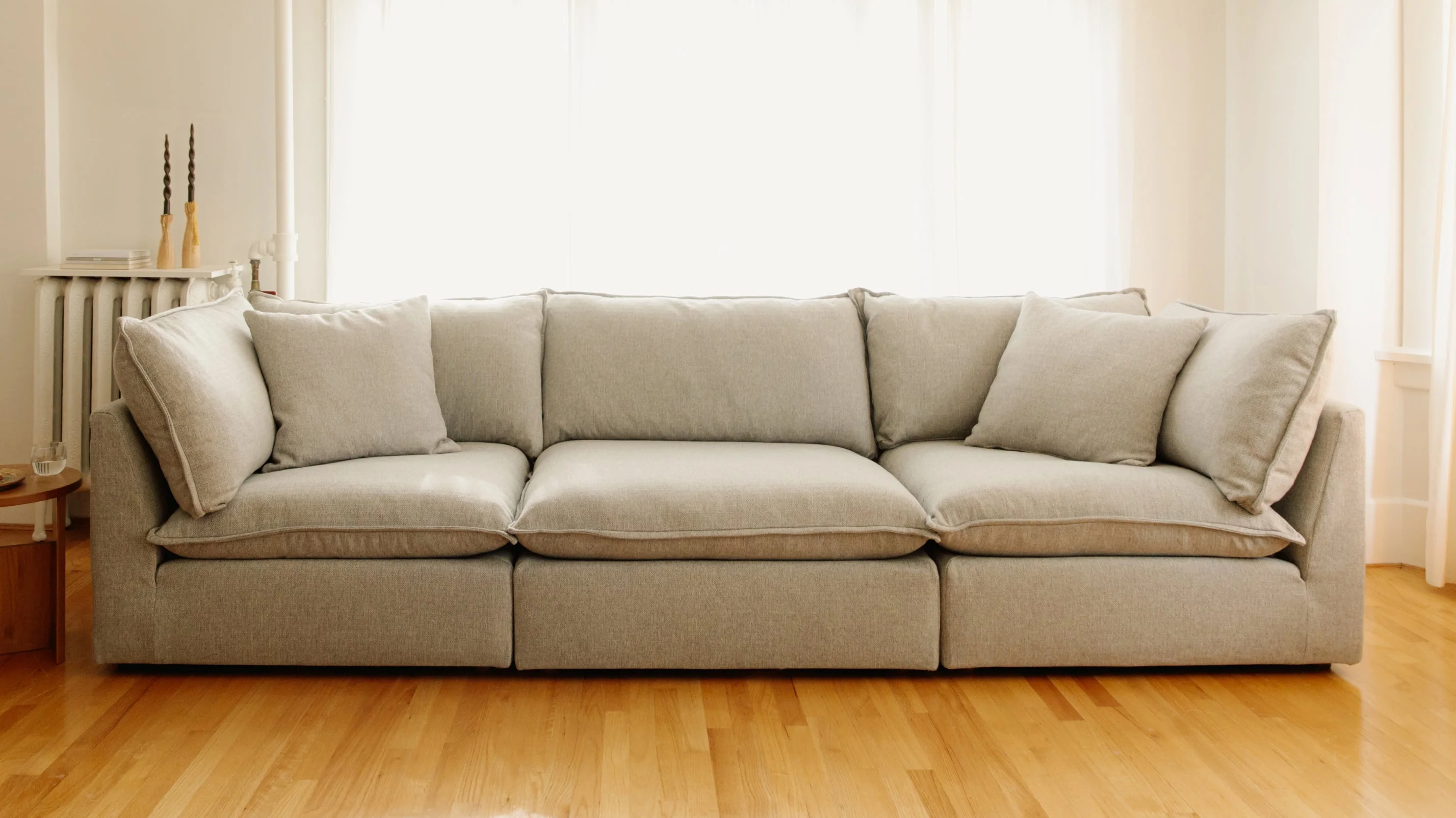 Chill Time 3-Piece Modular Sofa, Heather - Image 3