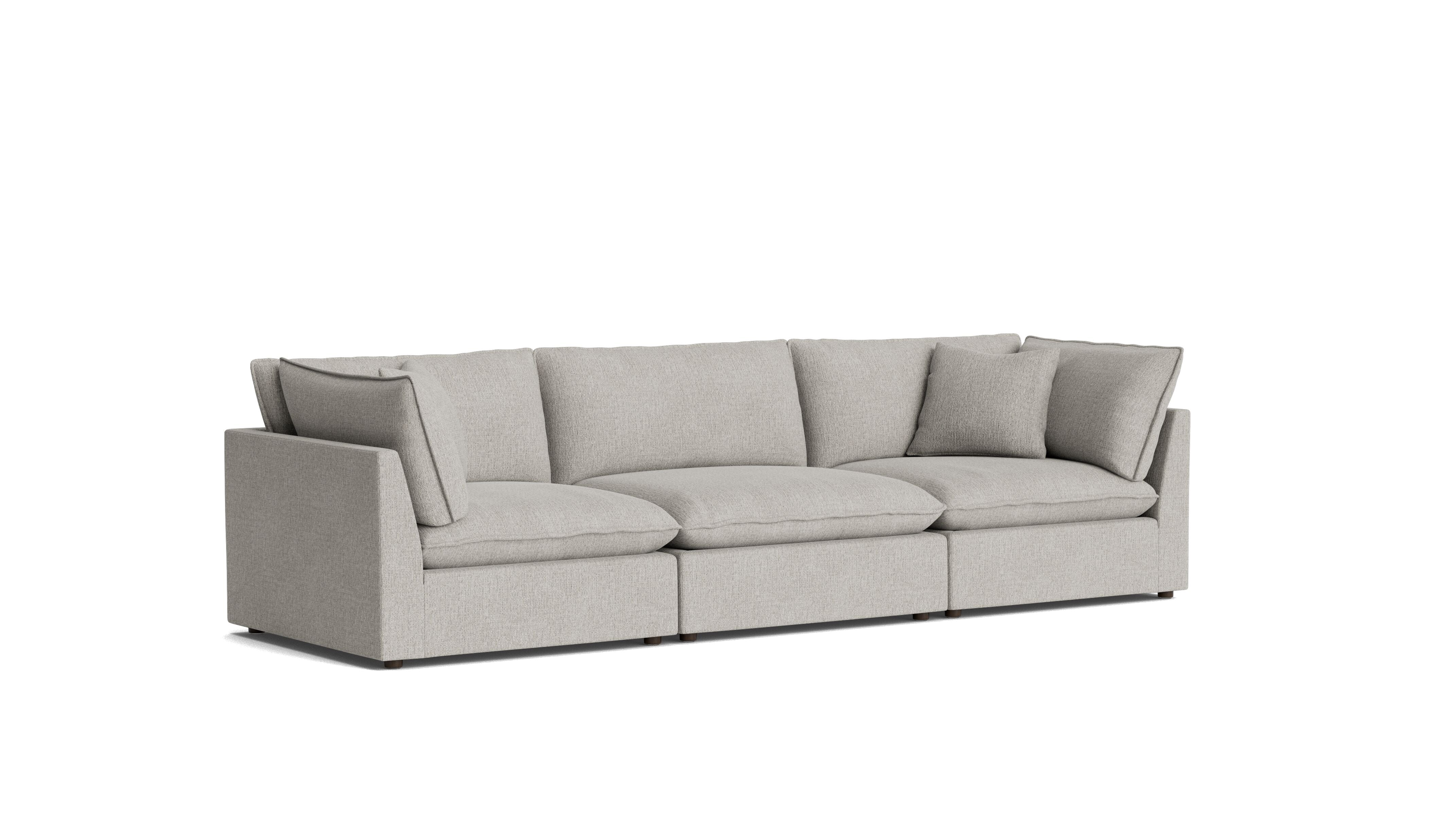 Chill Time 3-Piece Modular Sofa, Heather - Image 5