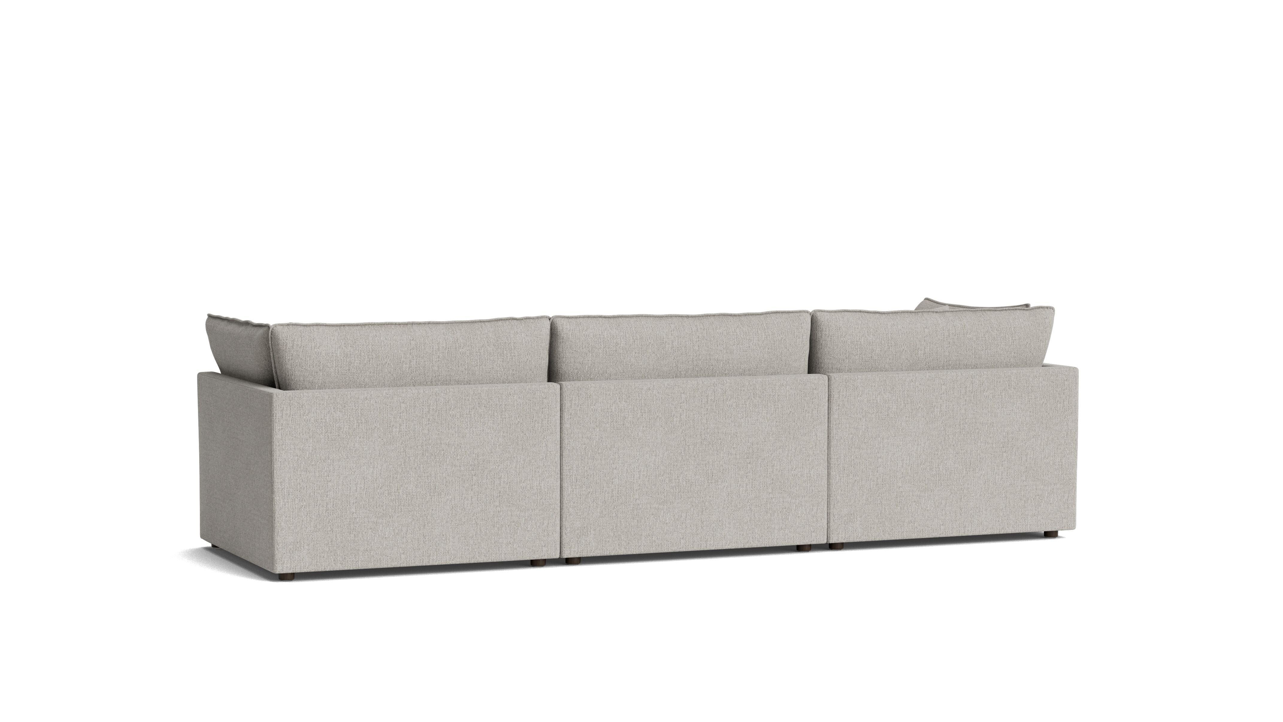 Chill Time 3-Piece Modular Sofa, Heather - Image 7