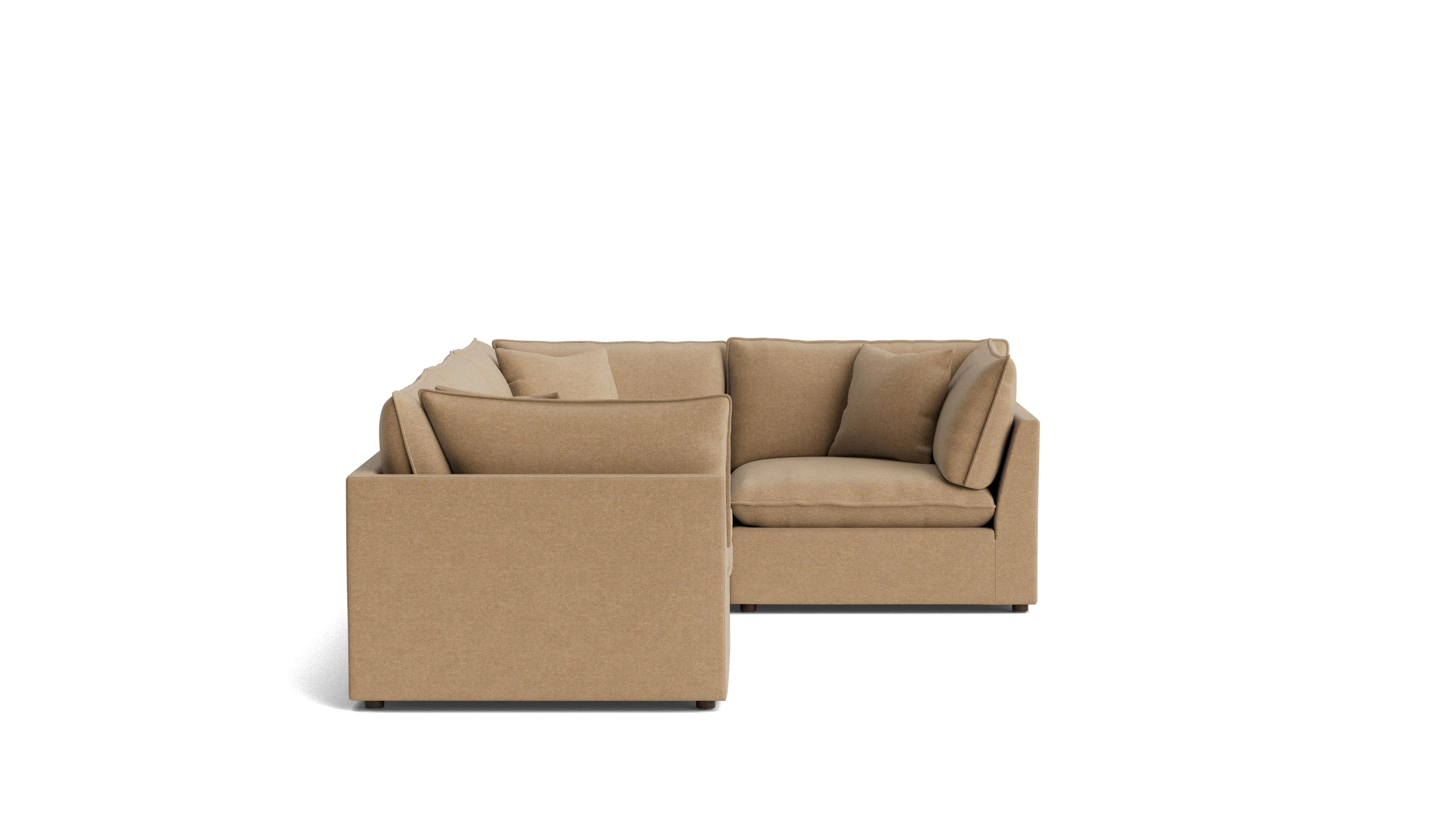 Chill Time 4-Piece Modular Sectional Closed, Hazelnut - Image 4