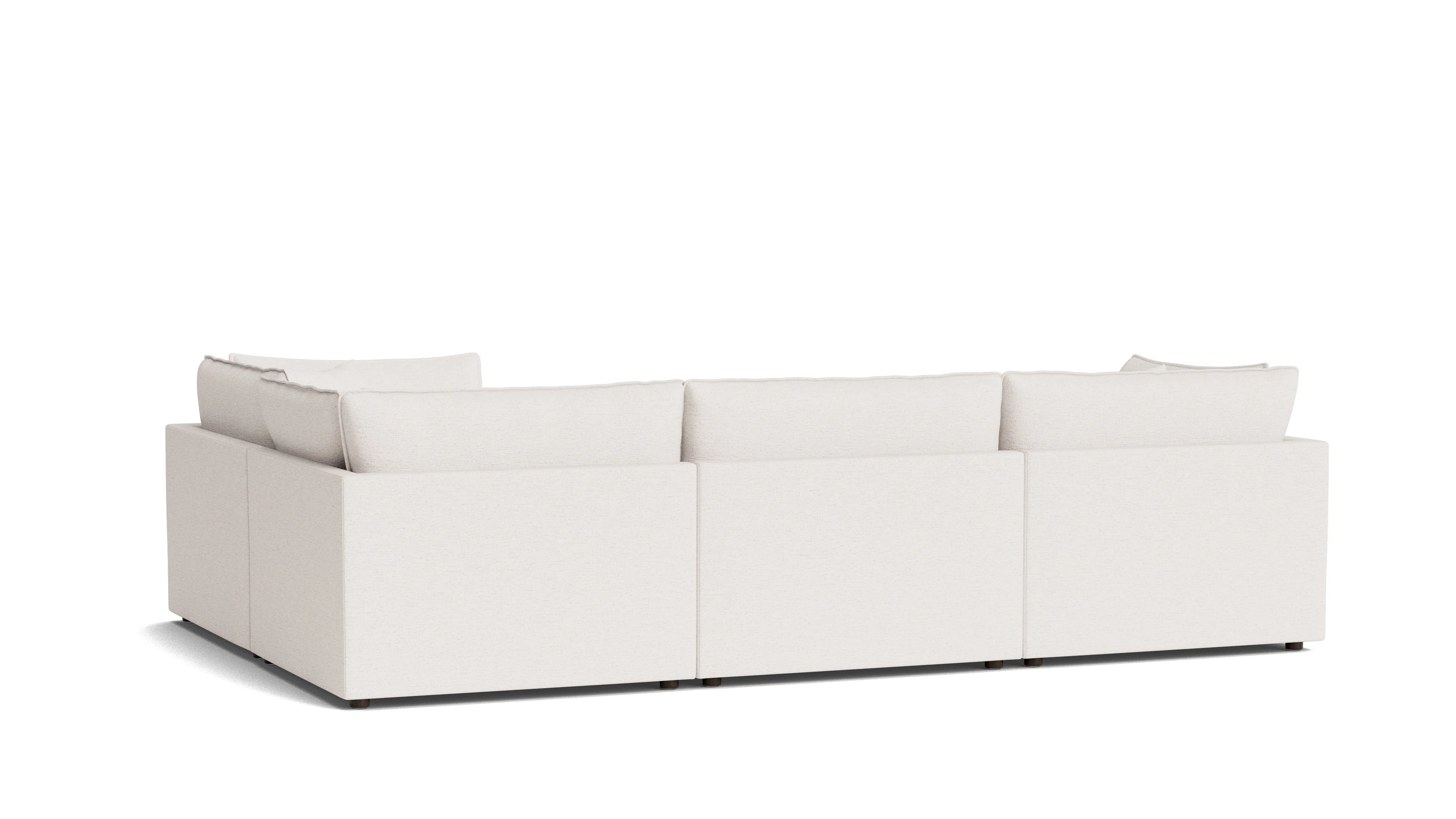 Chill Time 4-Piece Modular Sectional Closed, Nomad Snow - Image 5
