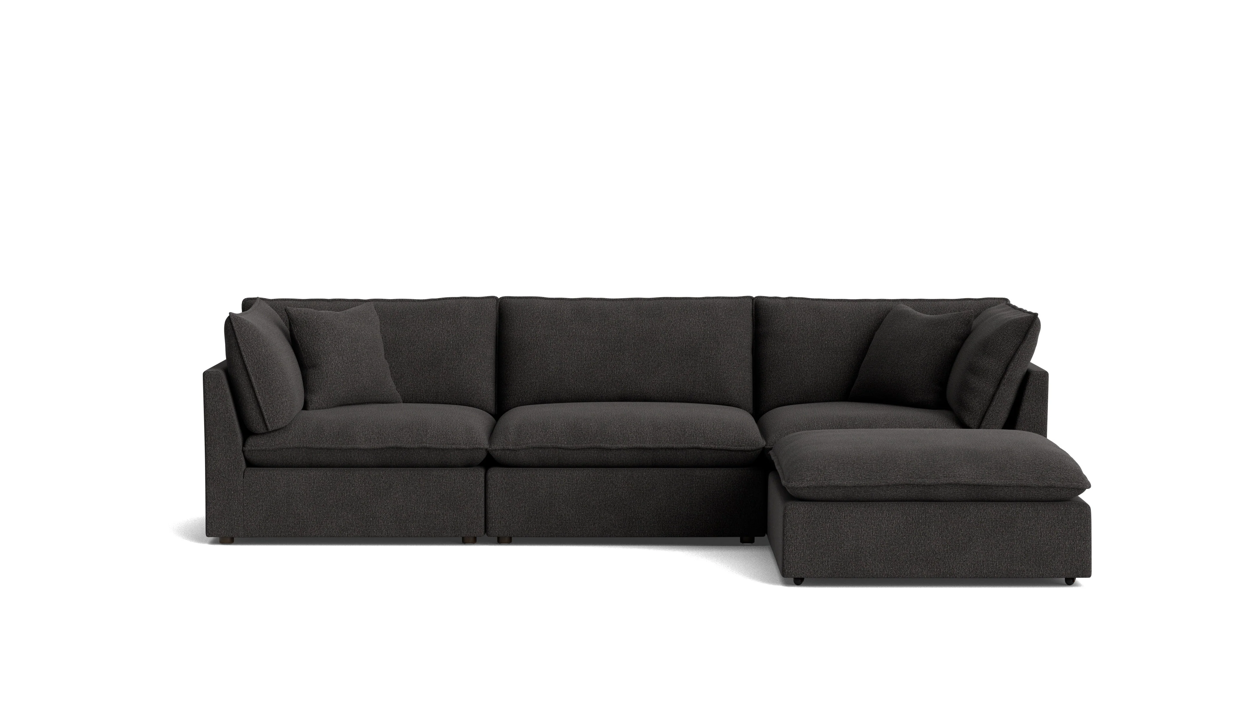 Chill Time 4-Piece Modular Sectional, Dark Shadow - Image 2