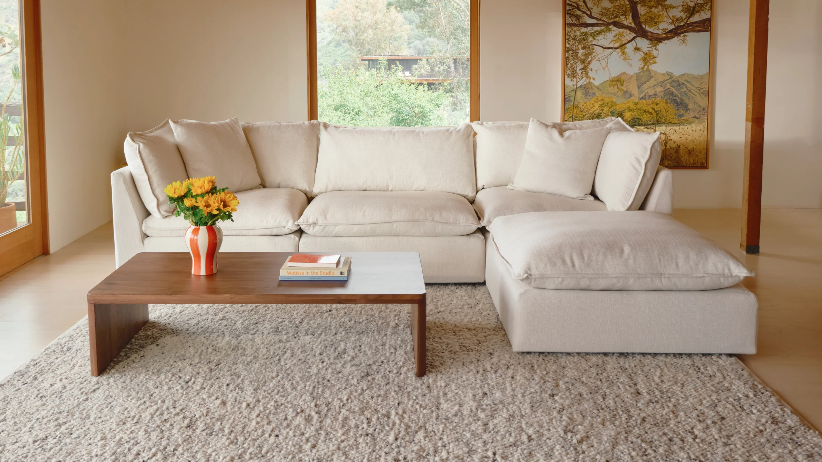 Chill Time 4-Piece Modular Sectional, Heather - Image 9