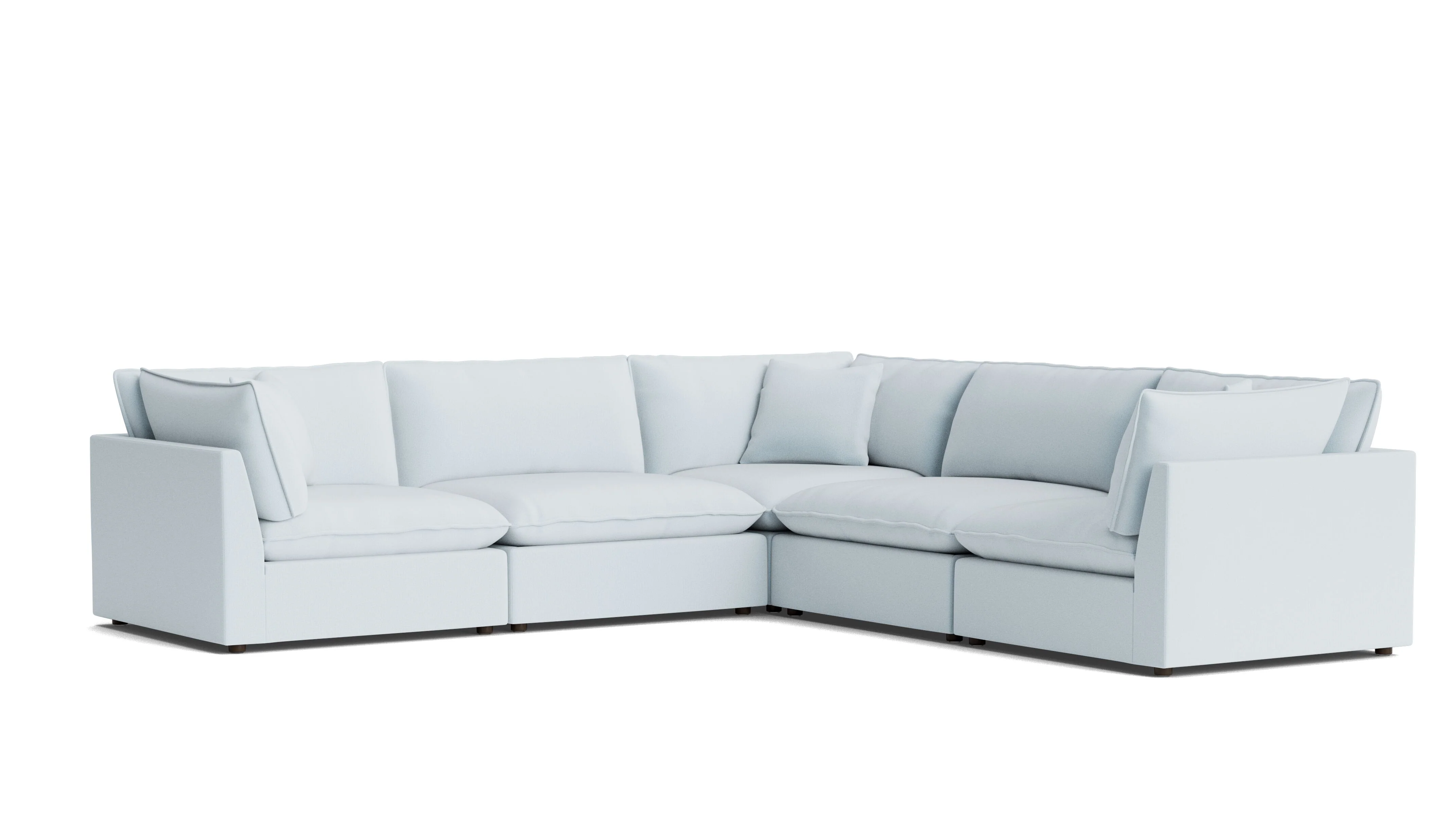 Chill Time 5-Piece Modular Sectional Closed, Cove - Image 3