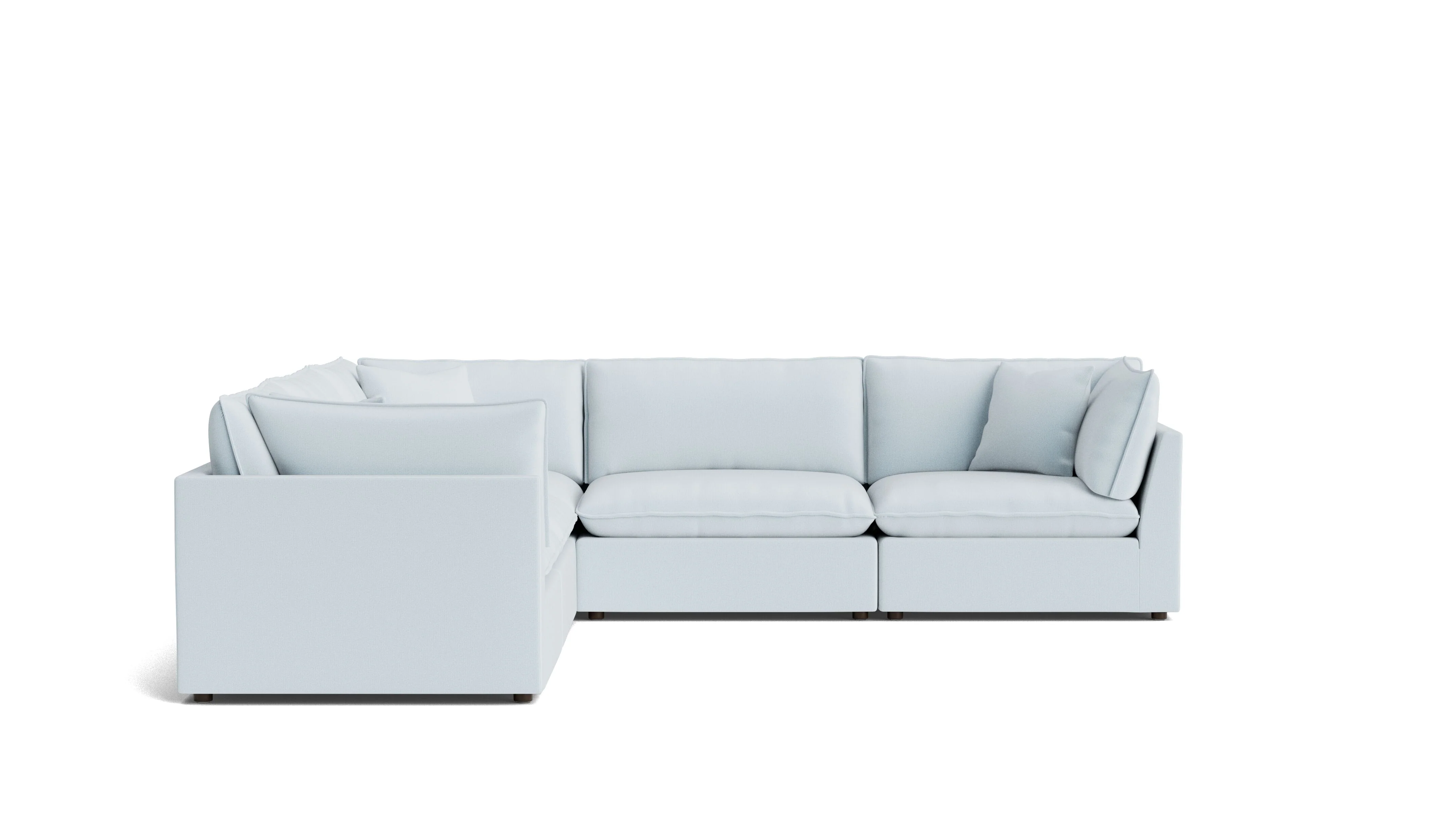 Chill Time 5-Piece Modular Sectional Closed, Cove - Image 4