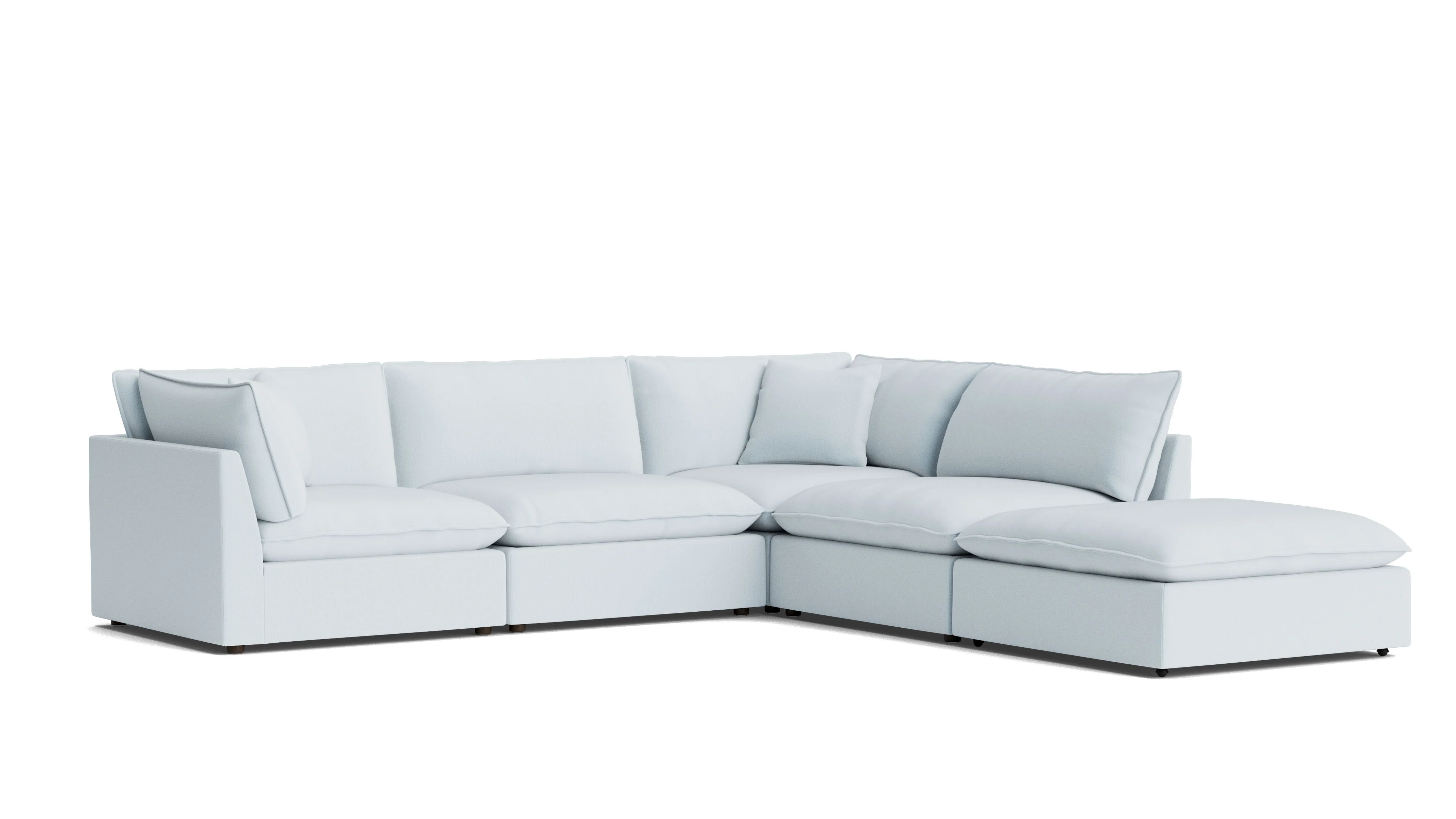 Chill Time 5-Piece Modular Sectional, Cove - Image 3