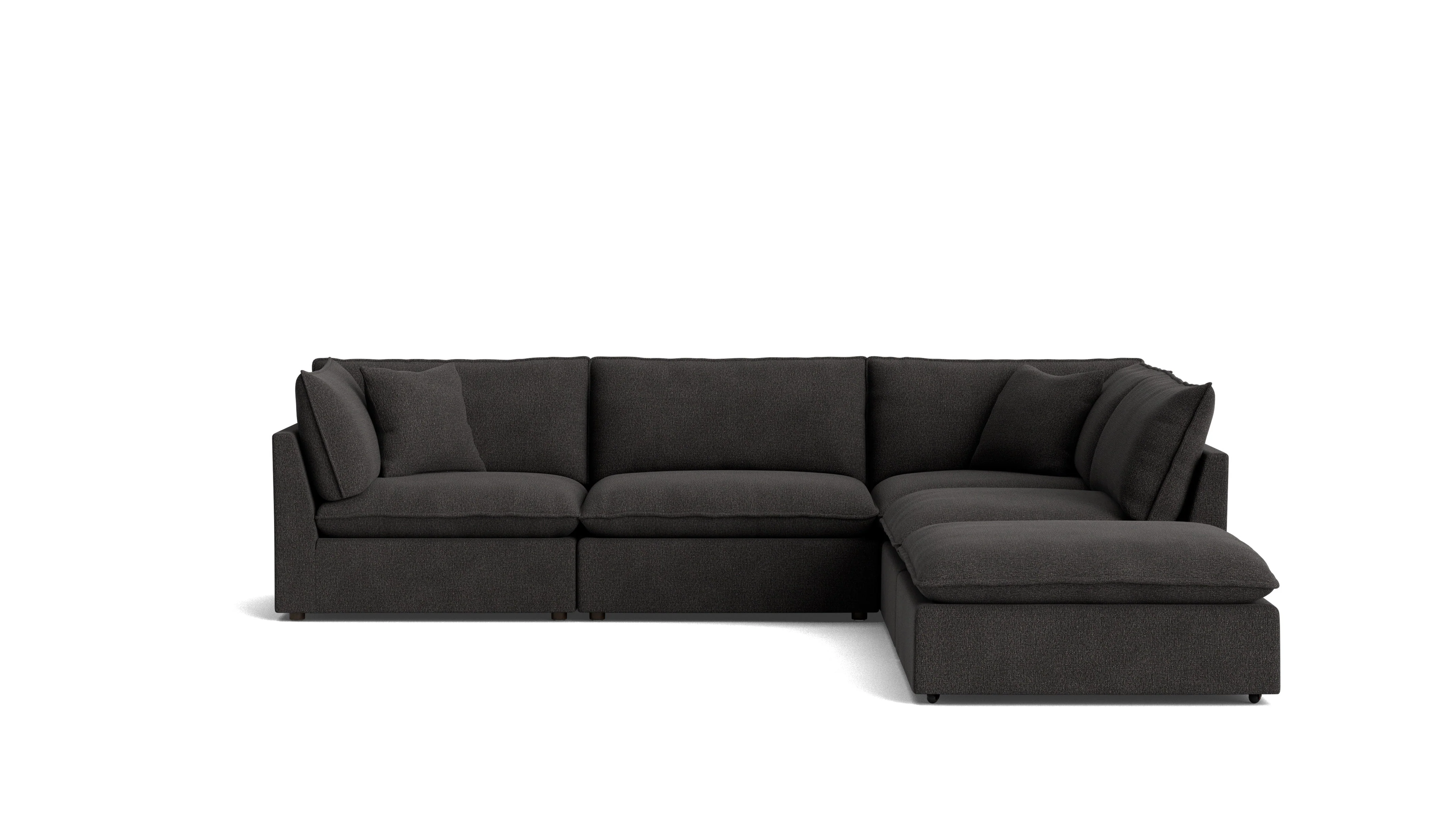 Chill Time 5-Piece Modular Sectional, Dark Shadow - Image 2