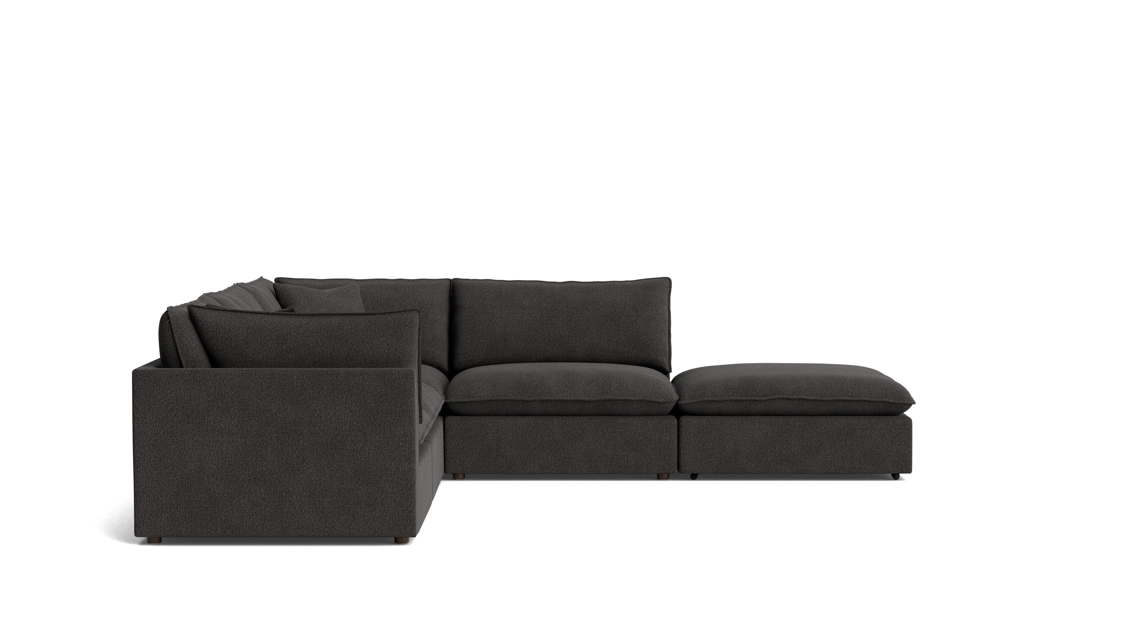 Chill Time 5-Piece Modular Sectional, Dark Shadow - Image 4