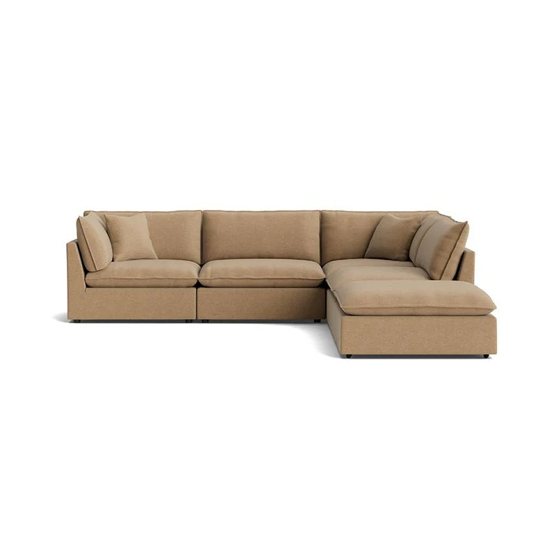 Chill Time 5-Piece Modular Sectional, Hazelnut