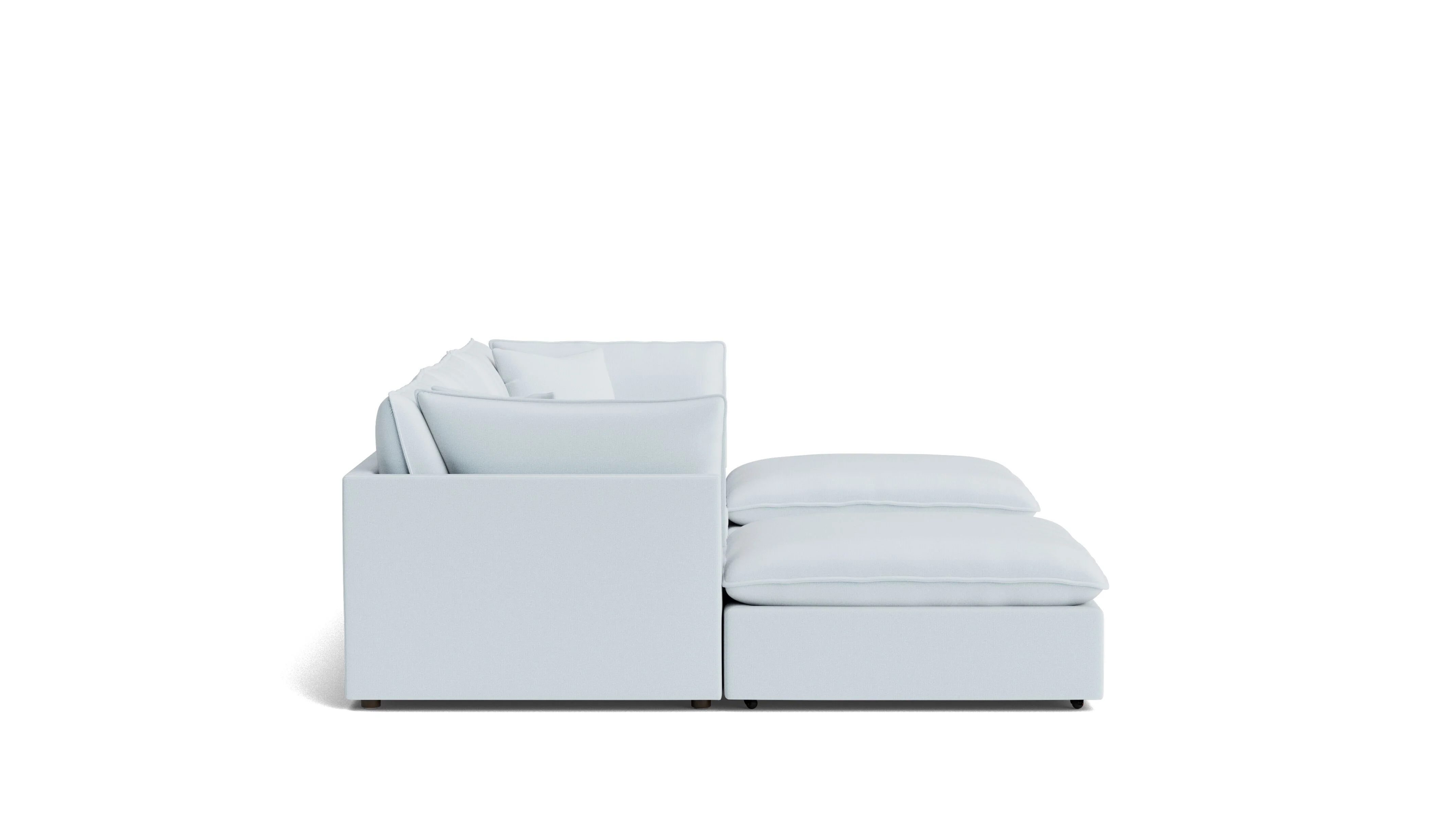 Chill Time 5-Piece Modular U-Shaped Sectional, Cove - Image 4
