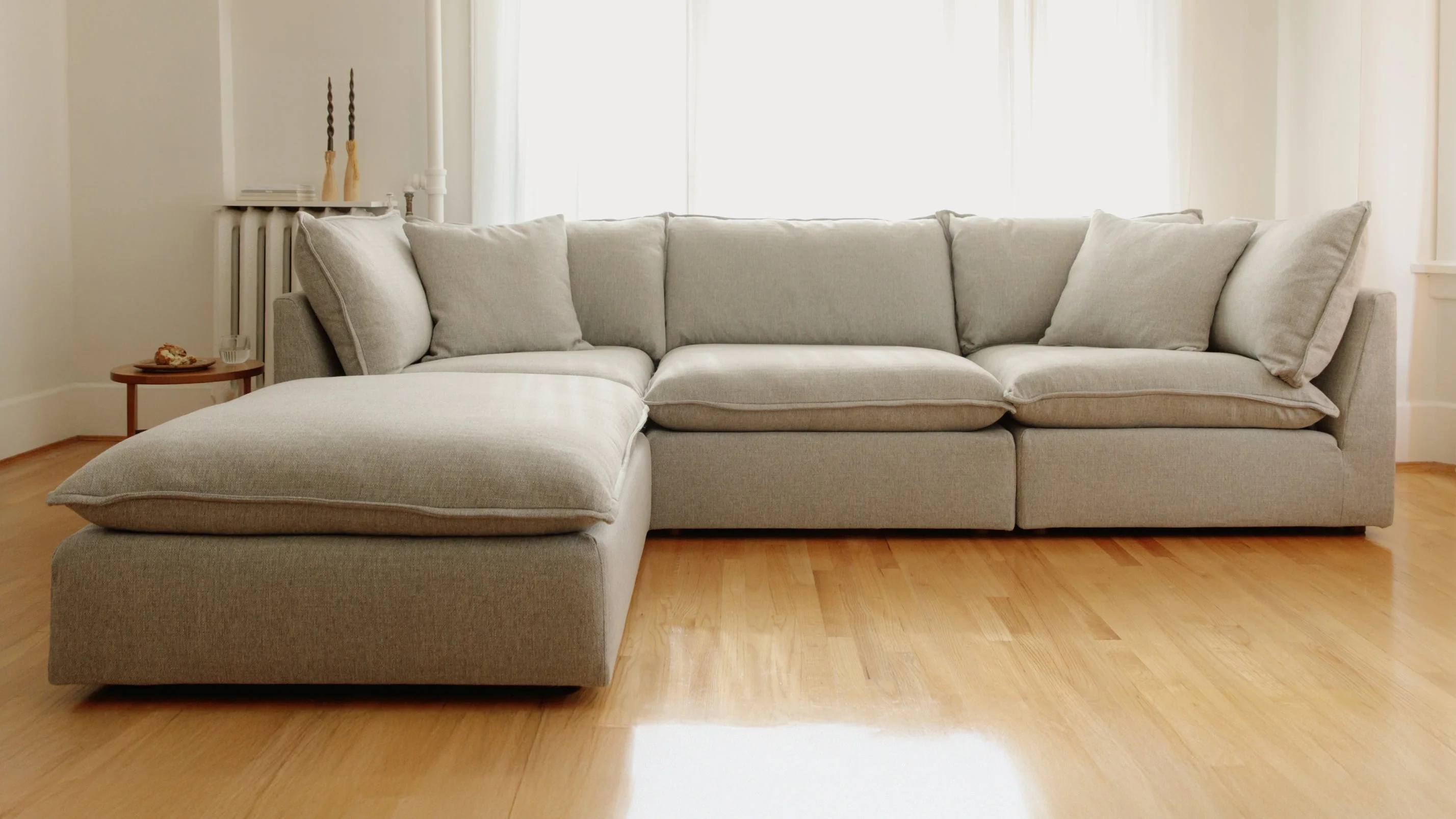 Chill Time 6-Piece Modular U-Shaped Sectional, Heather - Image 7