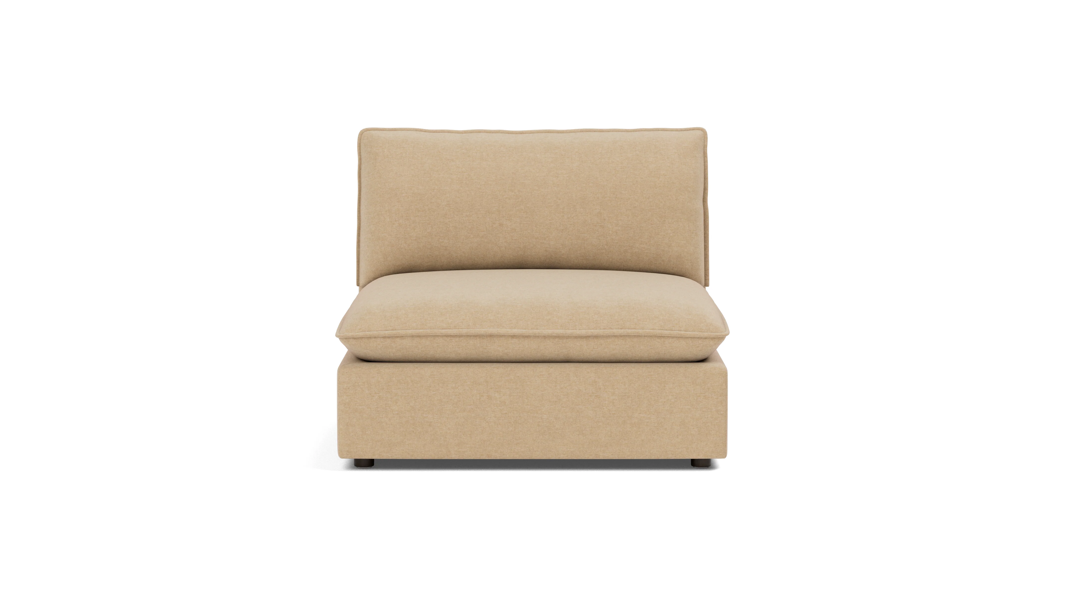 Chill Time Armless Chair, Hazelnut - Image 2