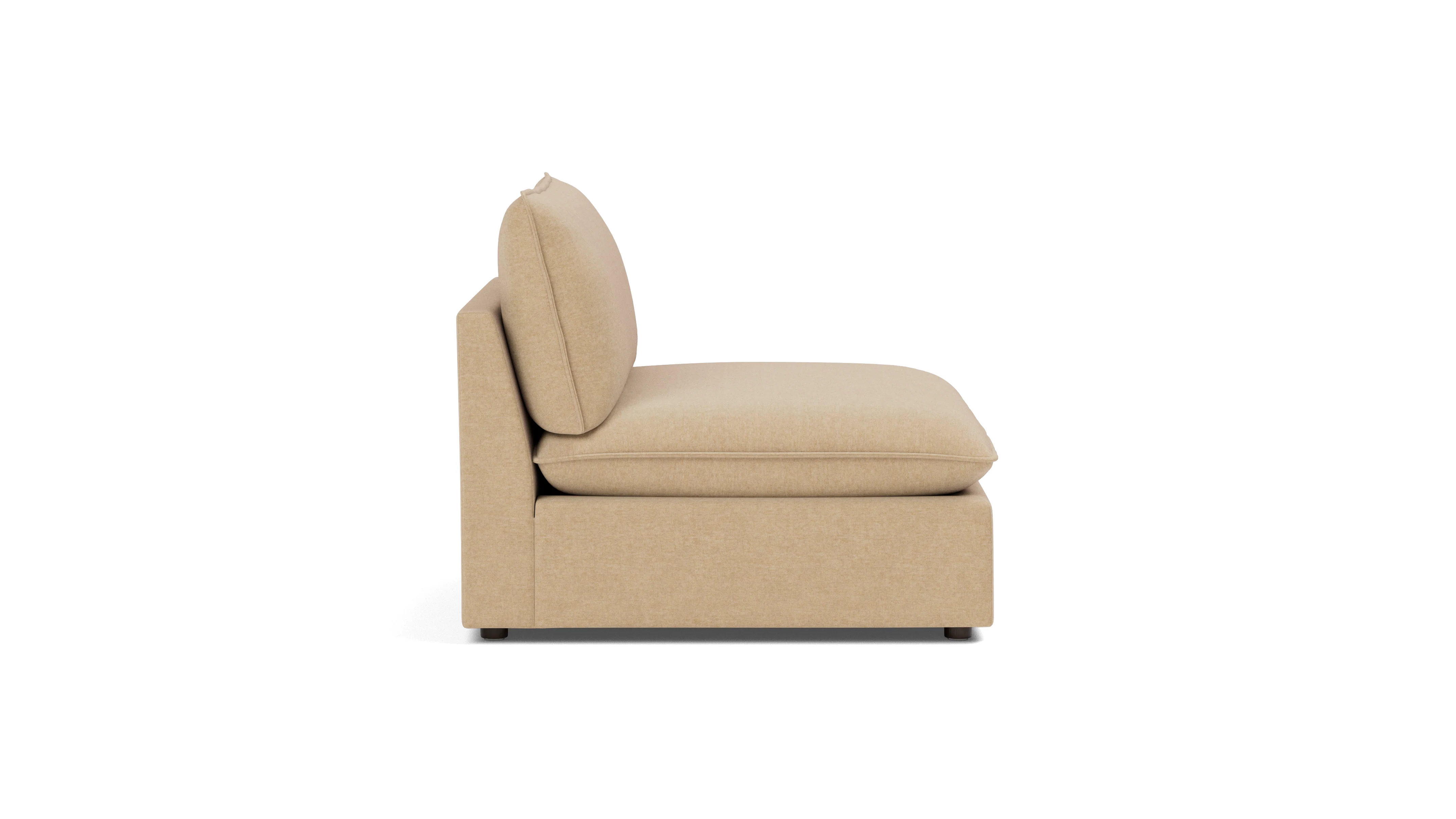 Chill Time Armless Chair, Hazelnut - Image 4