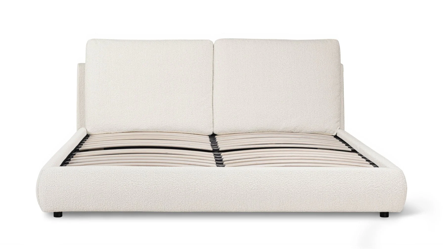 Cloud Bed, King, Cream Boucle - Image 5