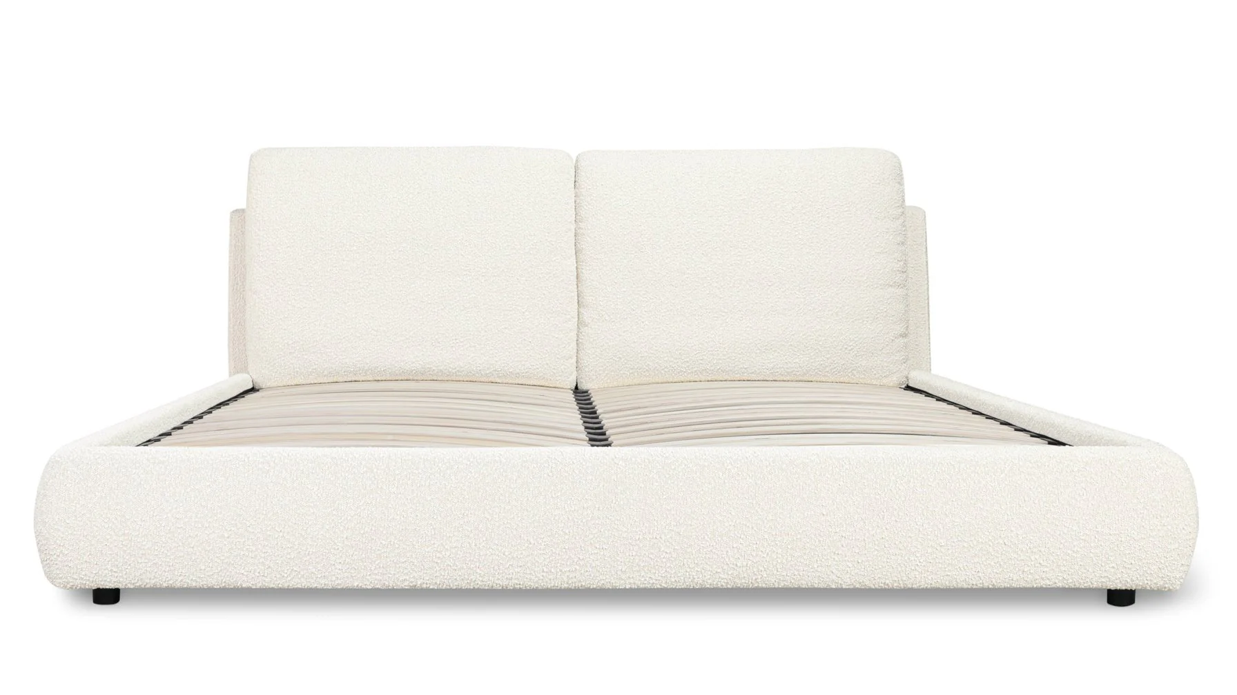 Cloud Bed with Storage, Queen, Cream Boucle - Image 14