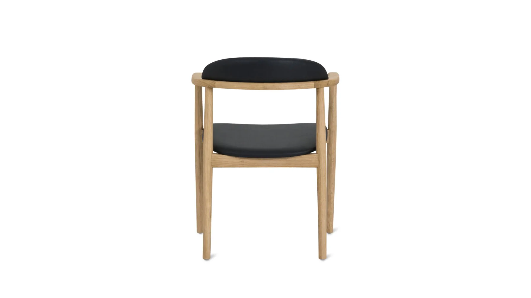 Count On Me Dining Chair, Oak, Black Seat - Image 7