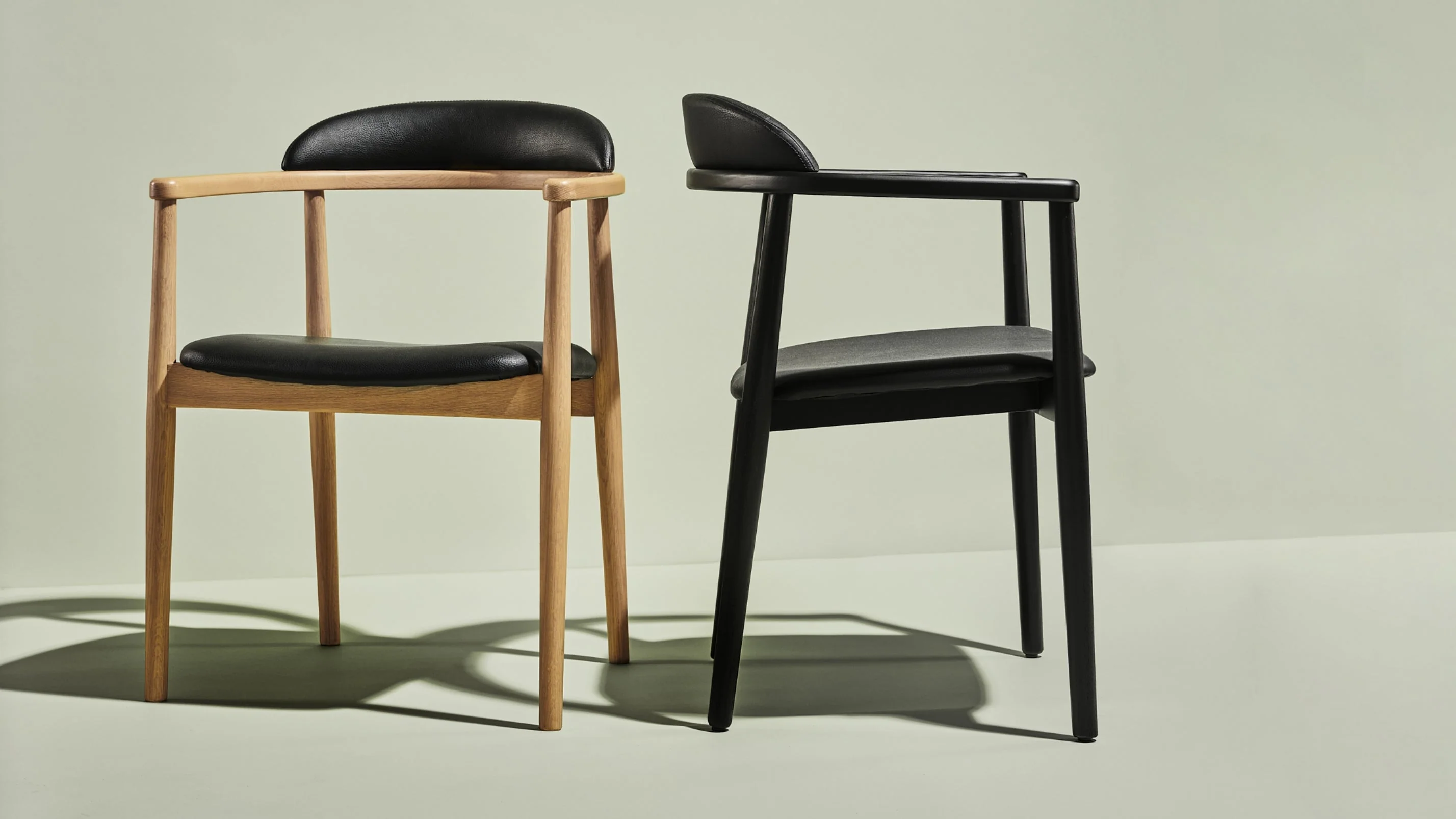 Count On Me Dining Chair, Black Oak, Black Seat - Image 3