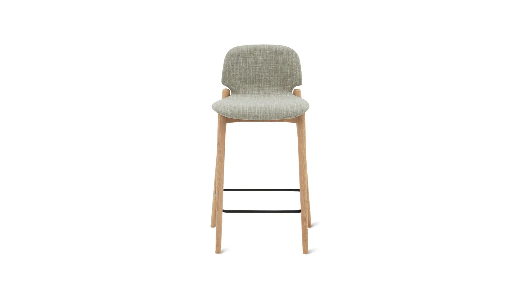 Dine In Counter Stool, Oak/Taupe - Image 3