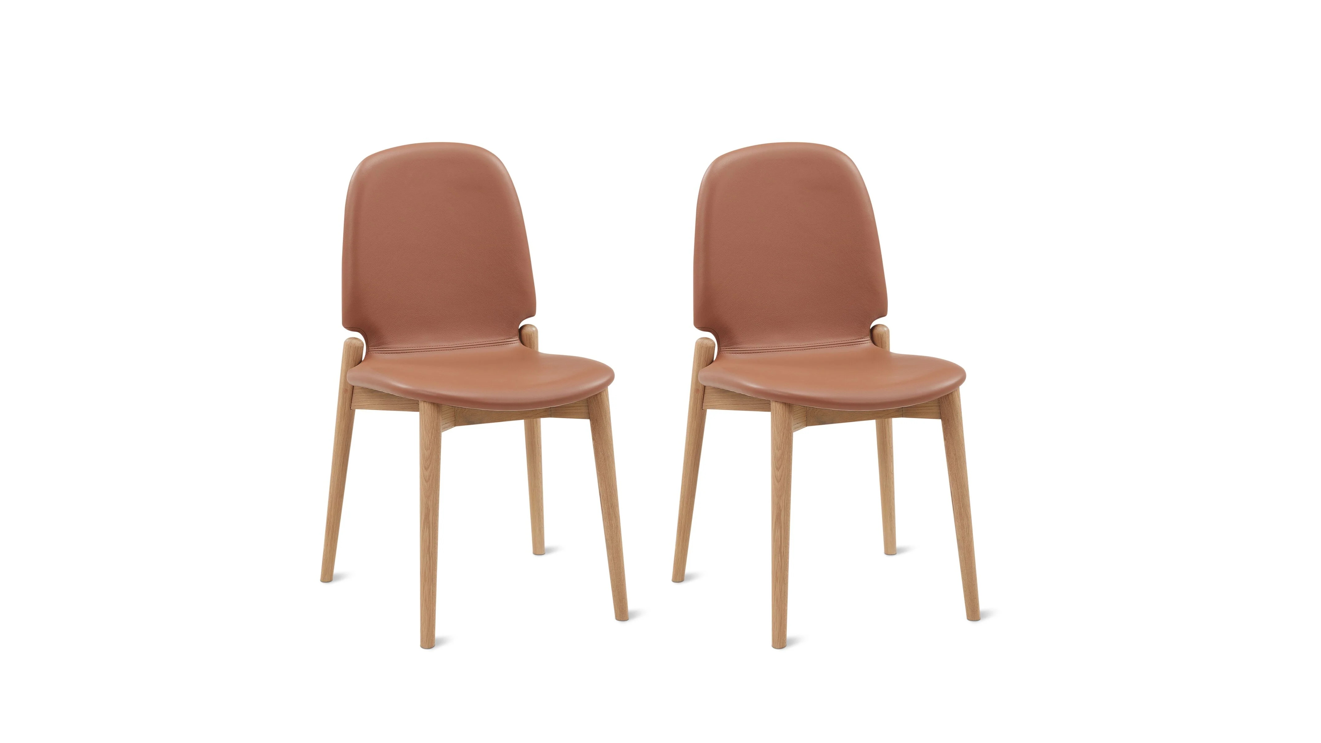 Dine In Dining Chair (Set Of Two), Oak/Pecan - Image 4
