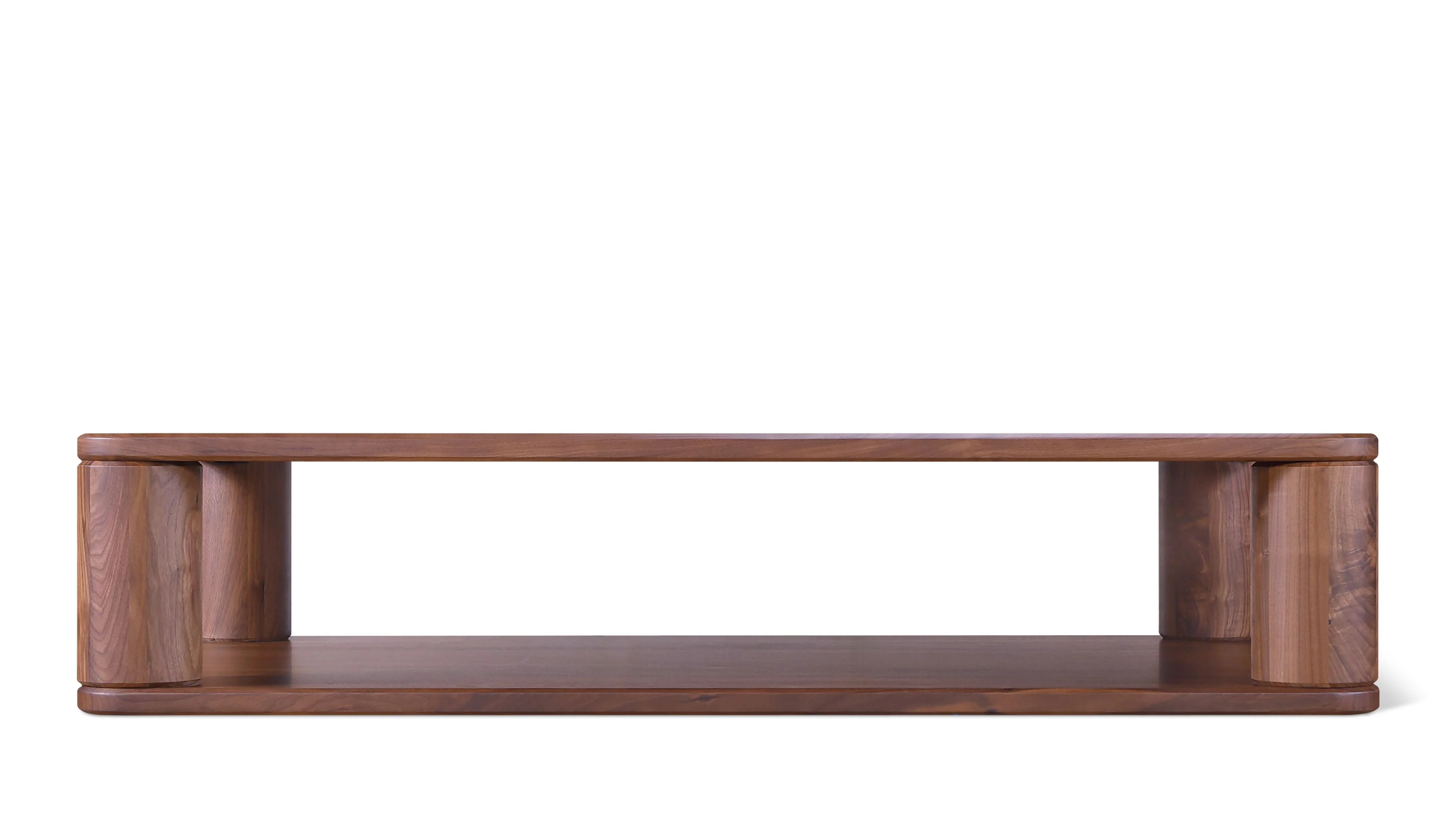 Double Feature Coffee Table, Large, American Walnut - Image 6