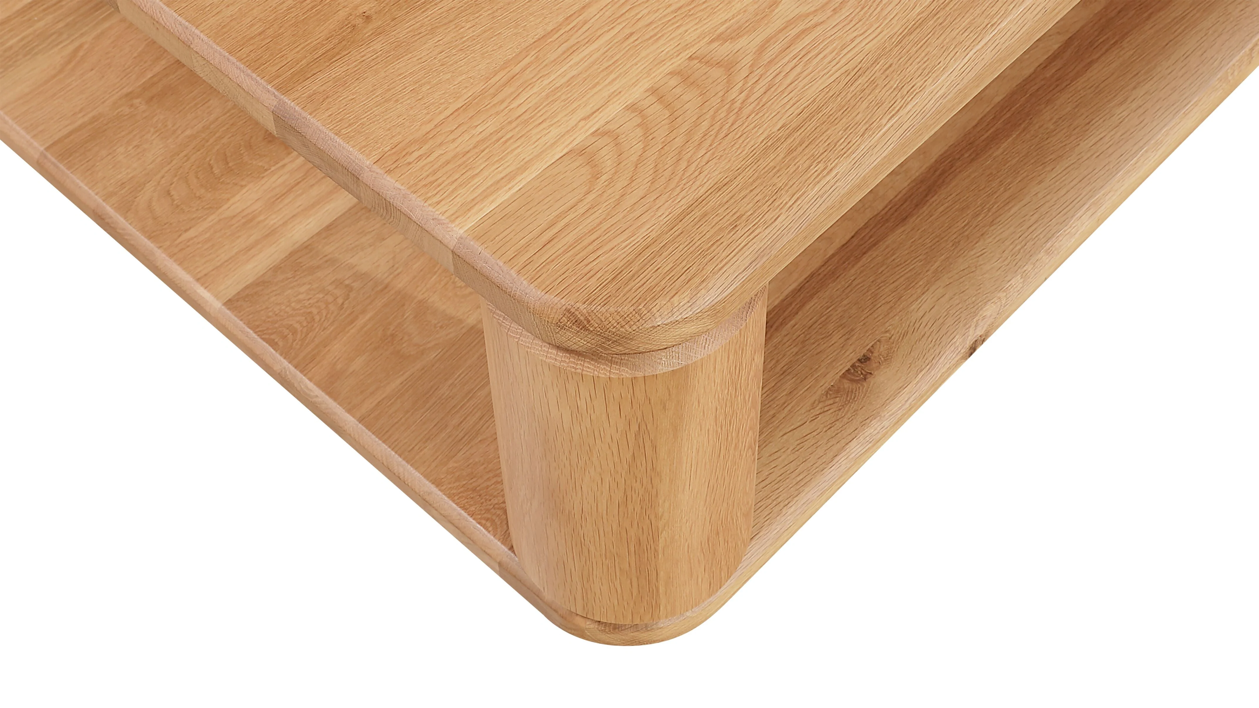 Double Feature Coffee Table, Large, Oak - Image 11