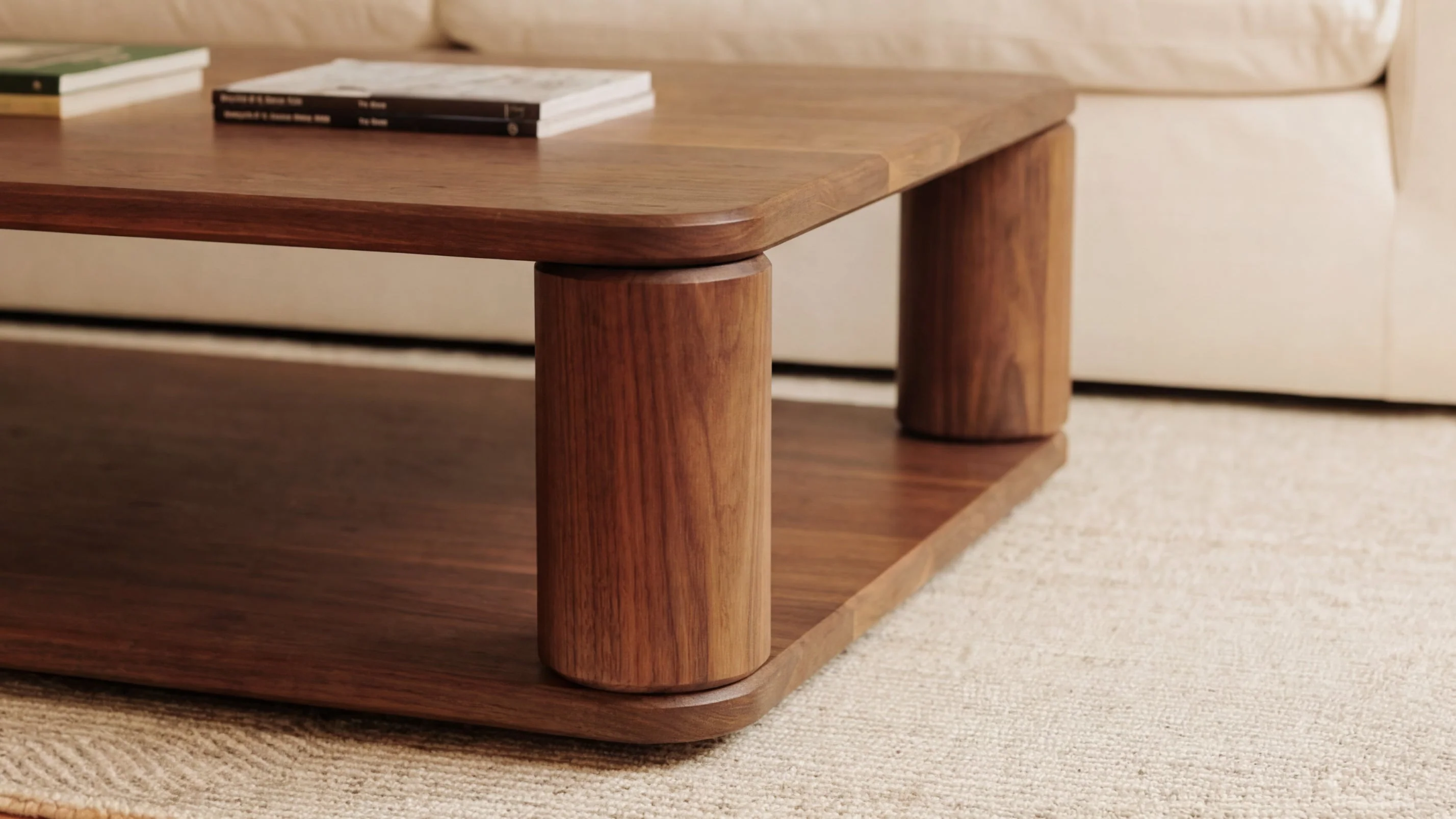 Double Feature Coffee Table, Regular, American Walnut - Image 3