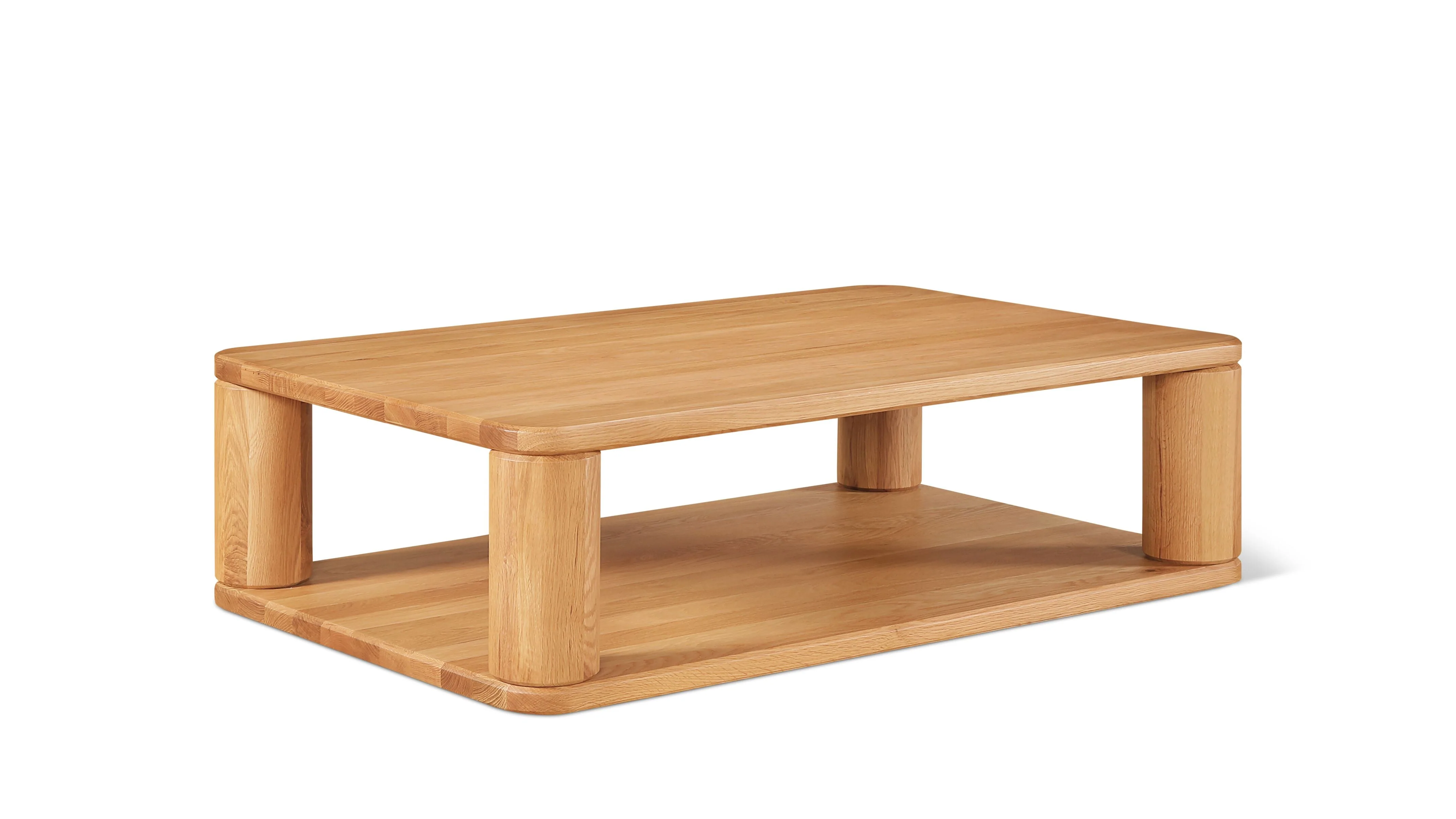 Double Feature Coffee Table, Regular, Oak - Image 2