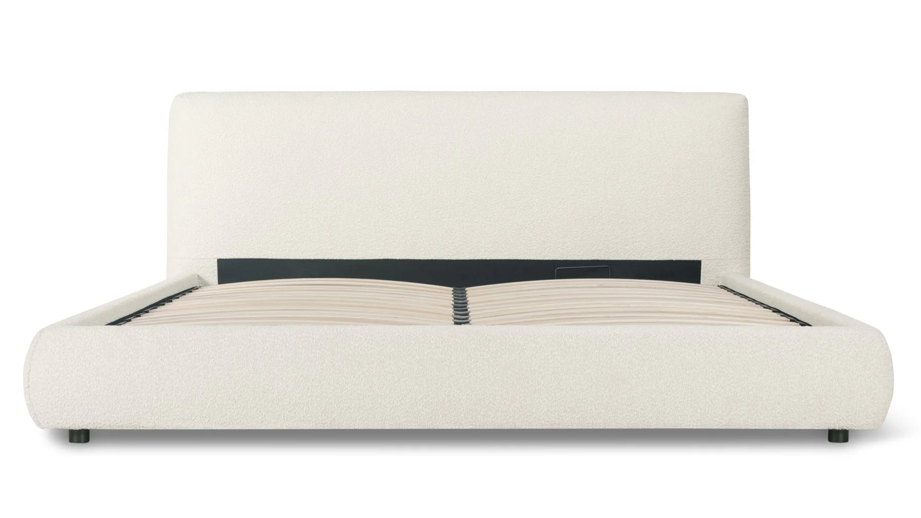 Dream Storage Bed, King, Cream Boucle - Image 5