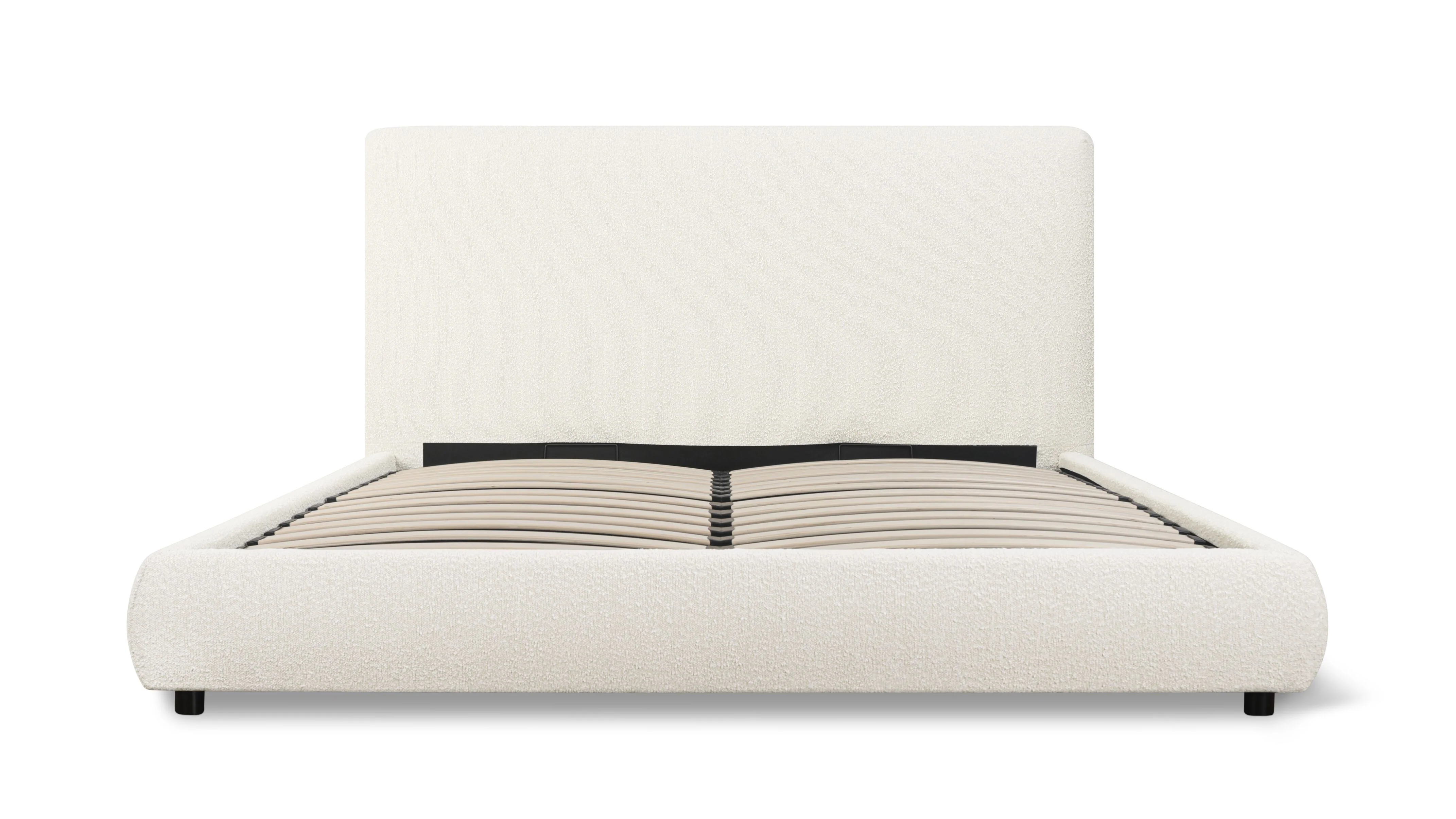 Dream Storage Bed With Tall Headboard, King, Cream Boucle - Image 3