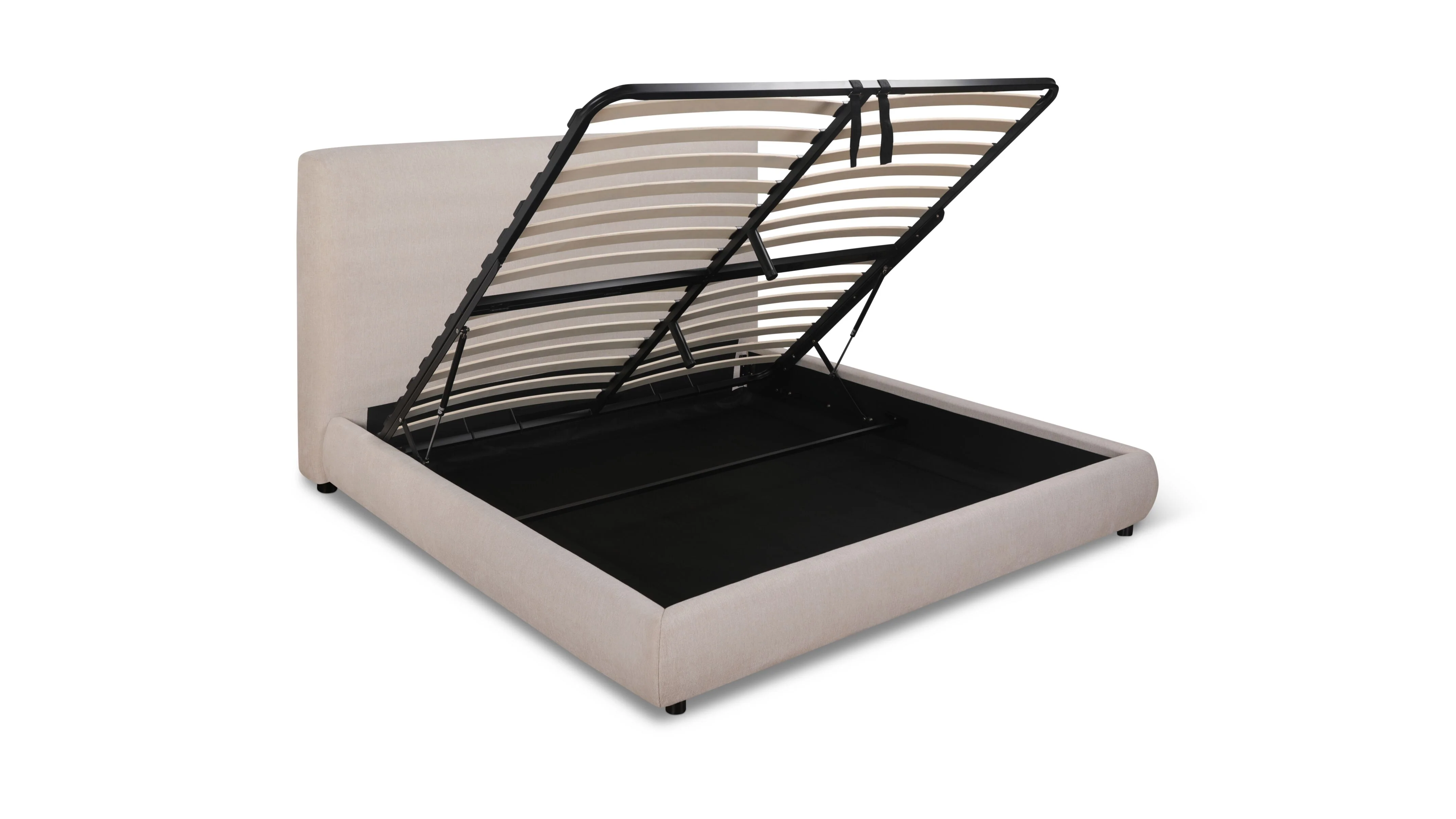 Dream Storage Bed With Tall Headboard, King, Latte - Image 7