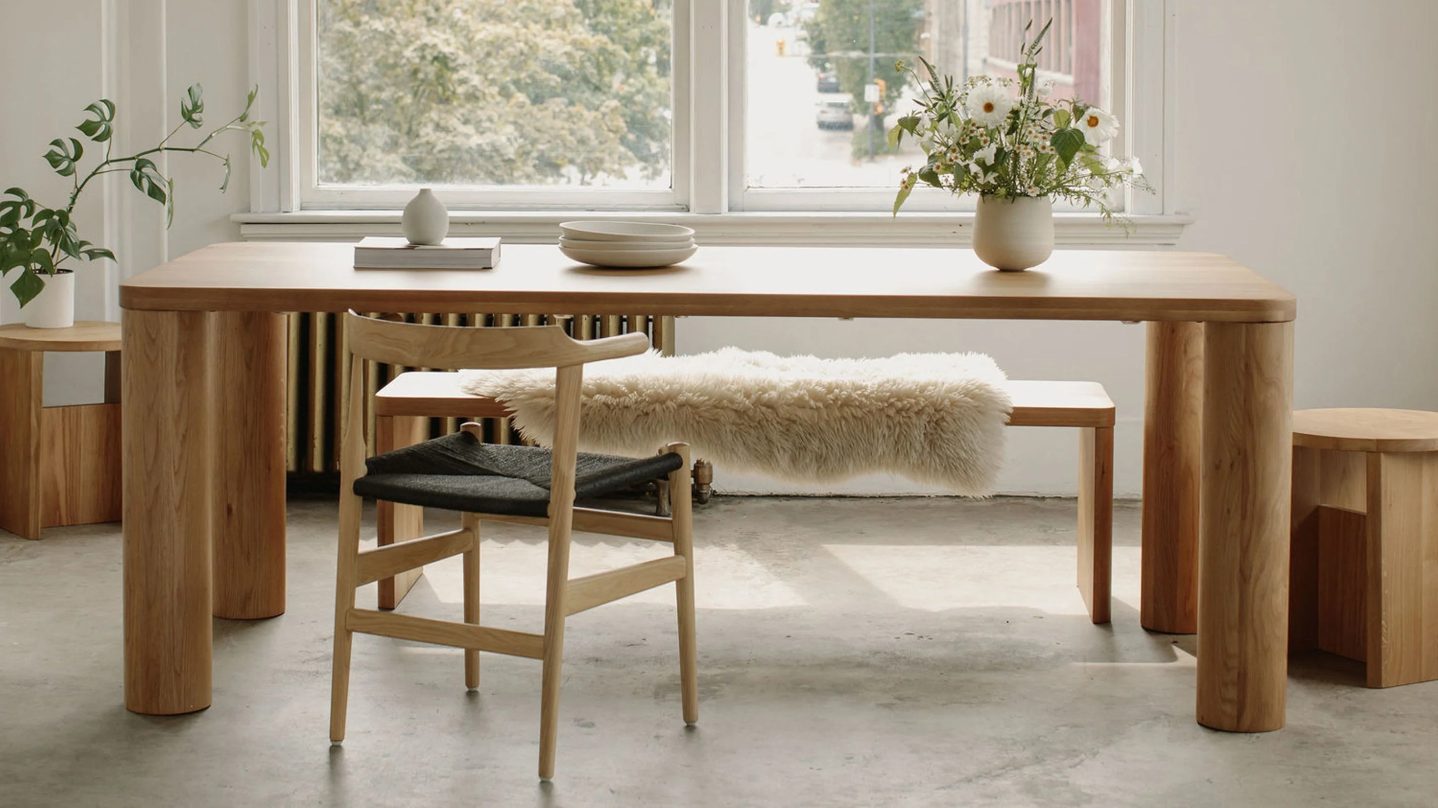 Field Dining Table, Seats 8-10 People, Oak - Image 3