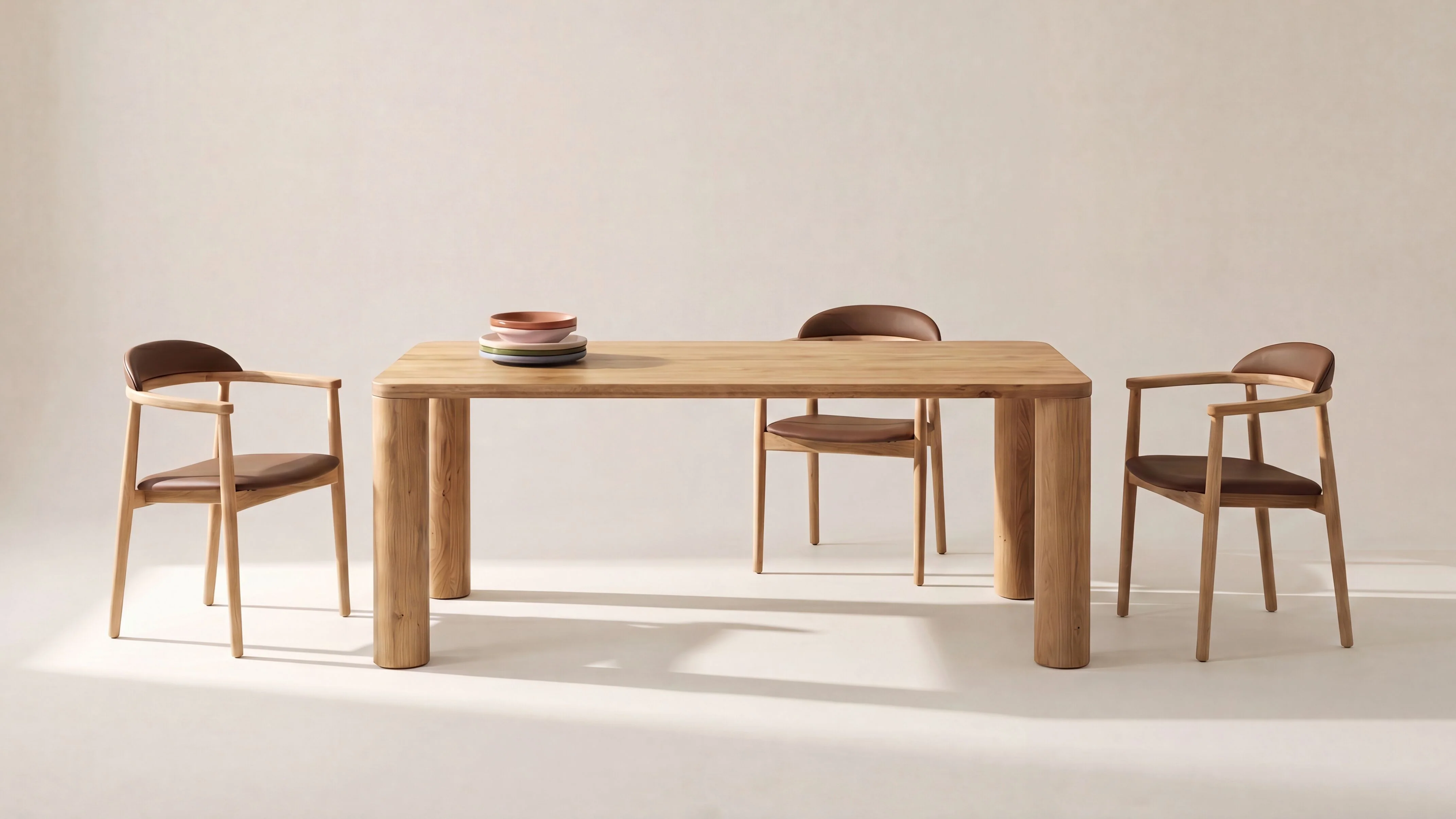Field Dining Table, Seats 6-8 People, Oak - Image 5