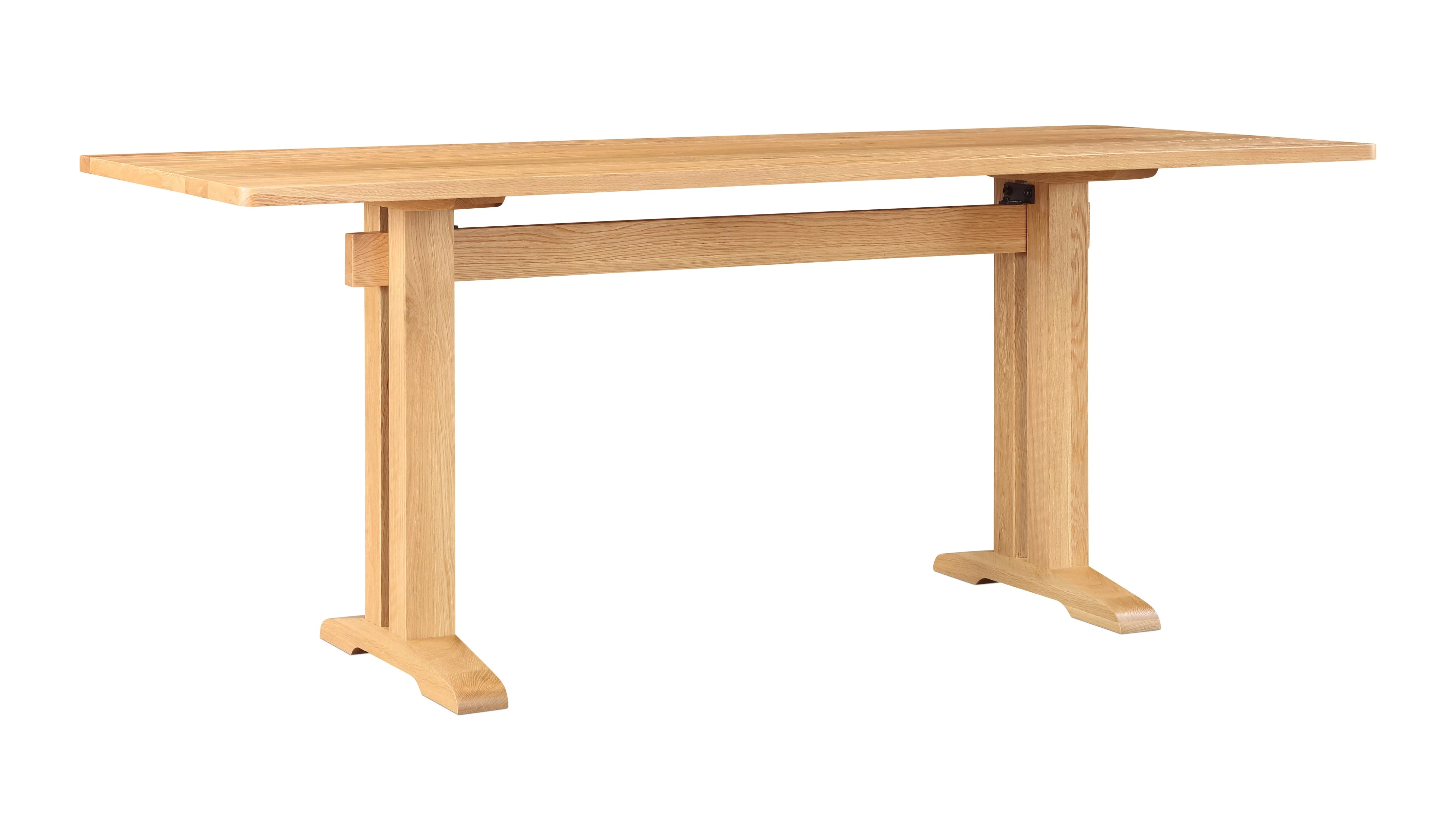 Flight Dining Table, Seats 6-8, Brushed Oak - Image 2
