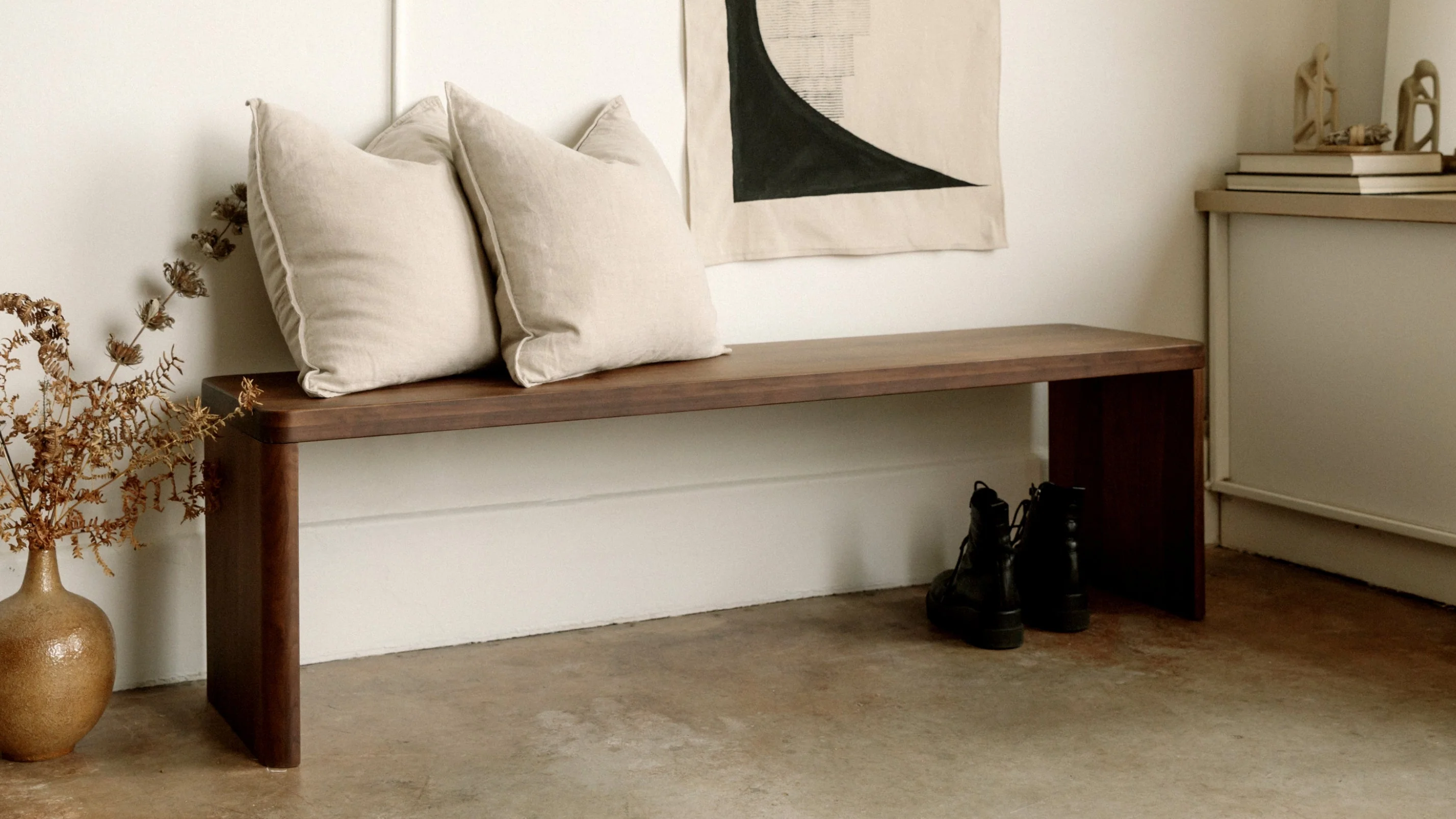 Form Bench, Seats 2, American Walnut - Image 3