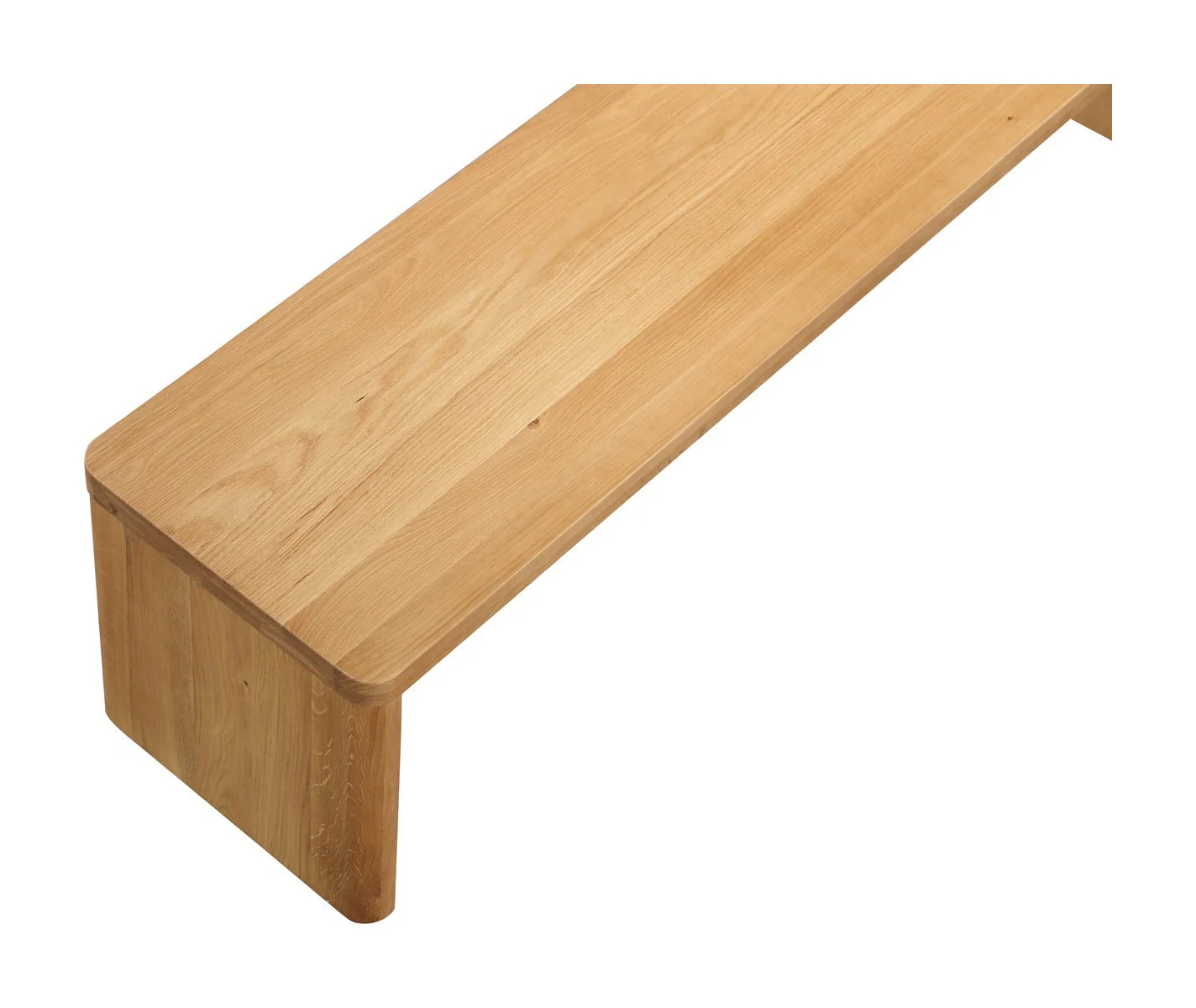 Form Bench, Seats 2, Oak - Image 11
