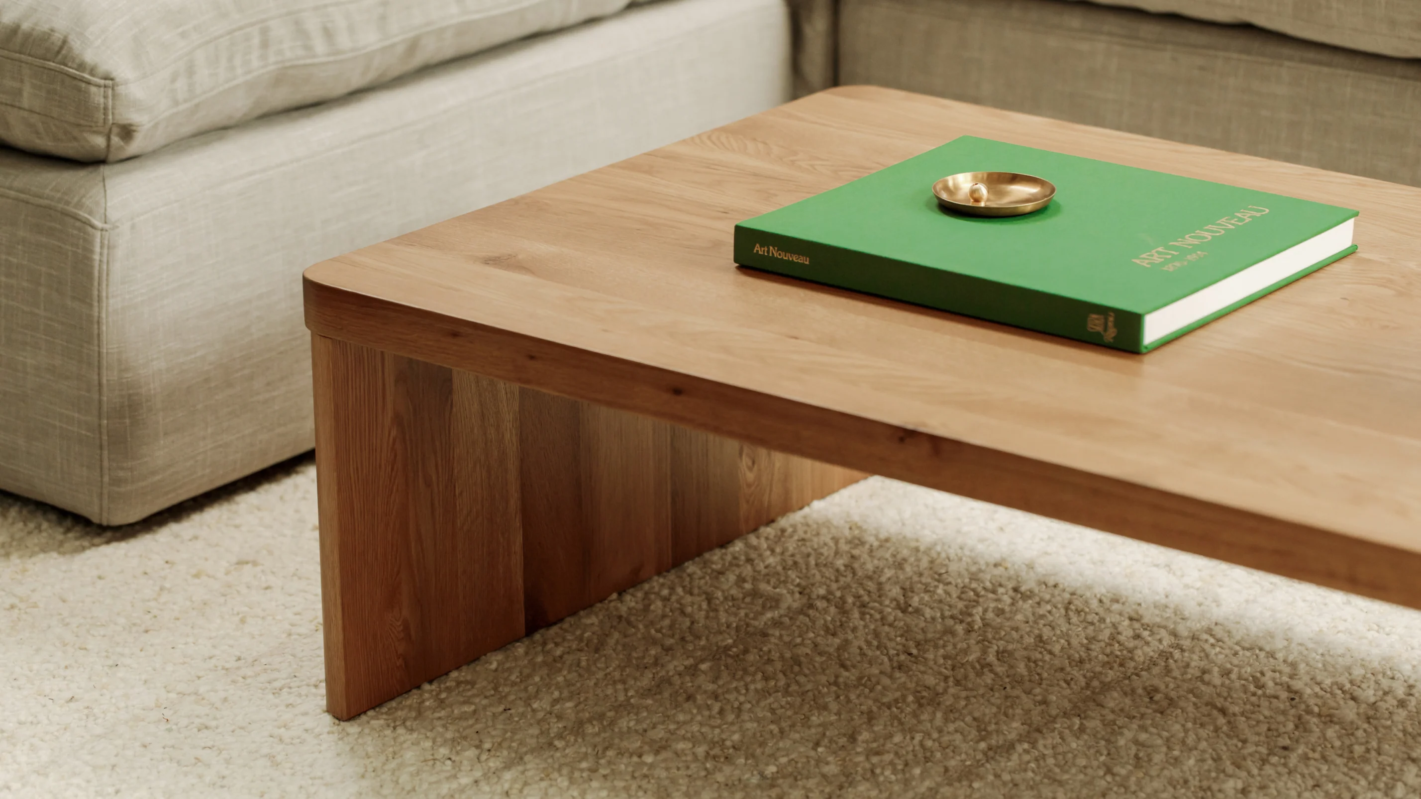 Form Coffee Table, Oak - Image 4