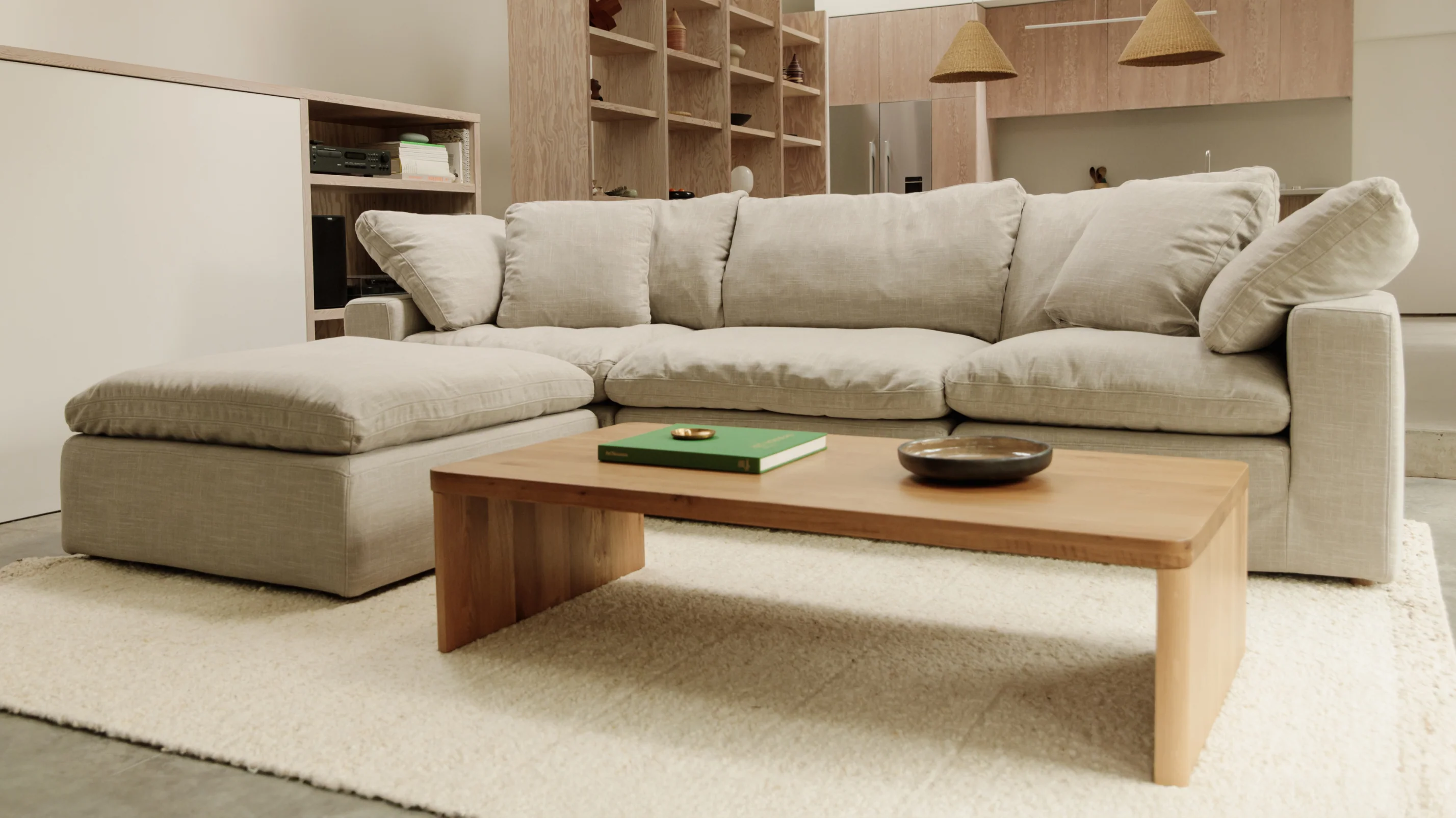 Form Coffee Table, Oak - Image 9