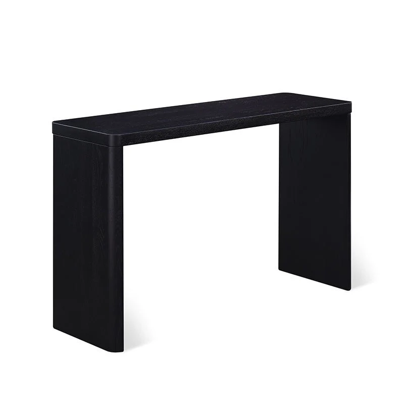 Form Console, Small, Black Oak