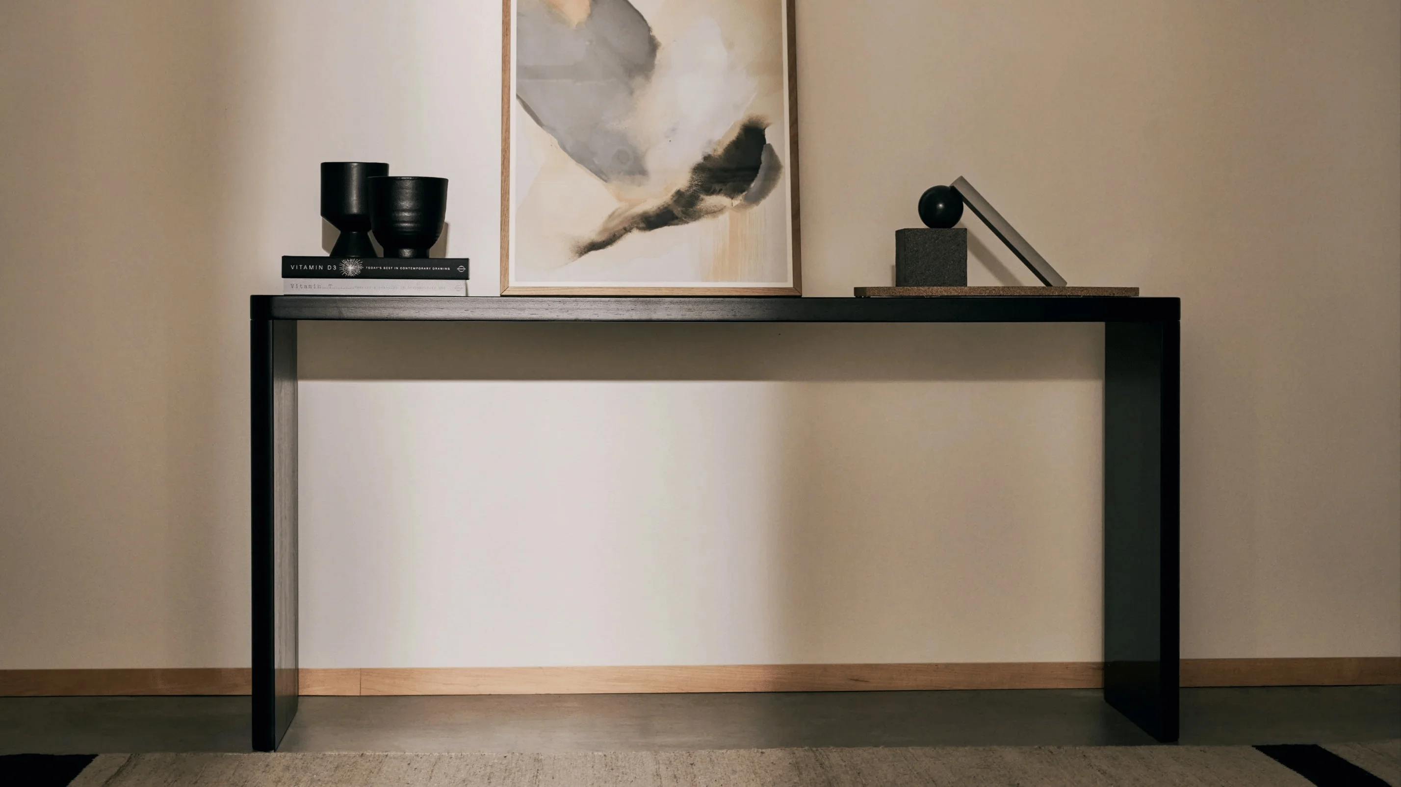 Form Console, Small, Black Oak - Image 6