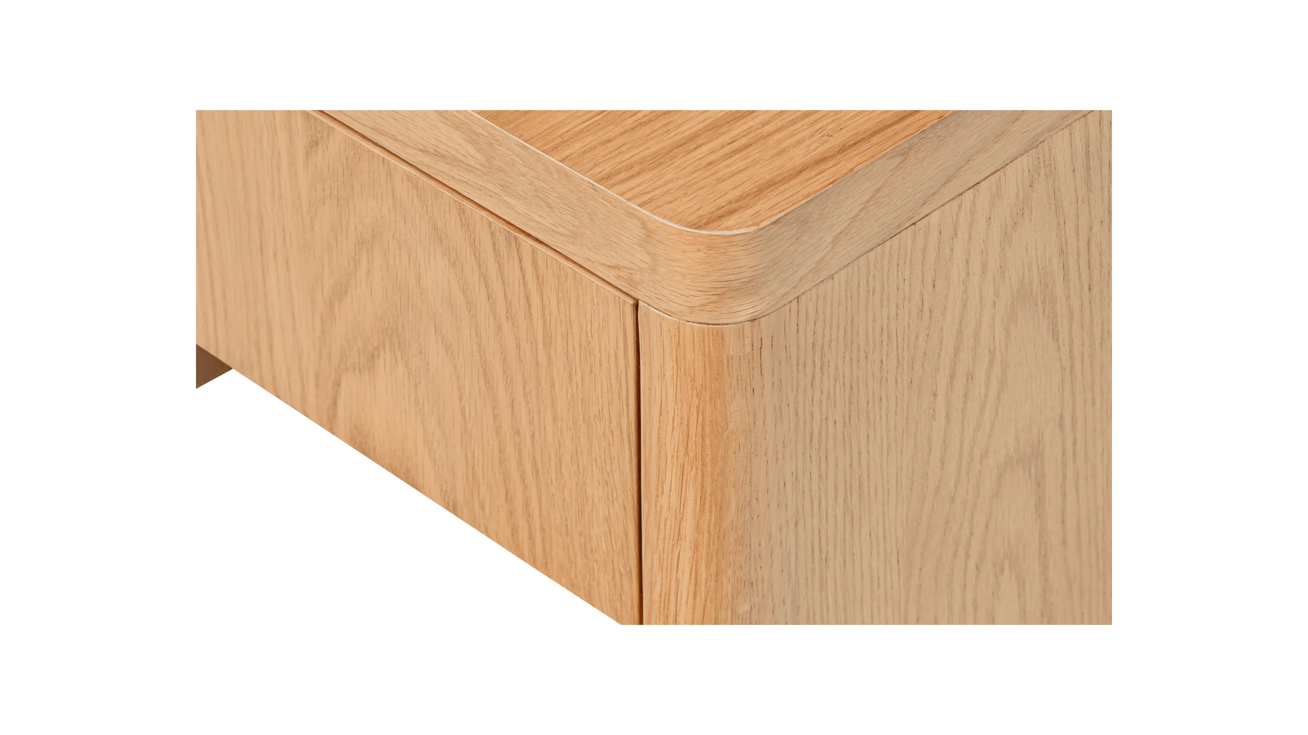 Form Nightstand, White Oak - Image 7